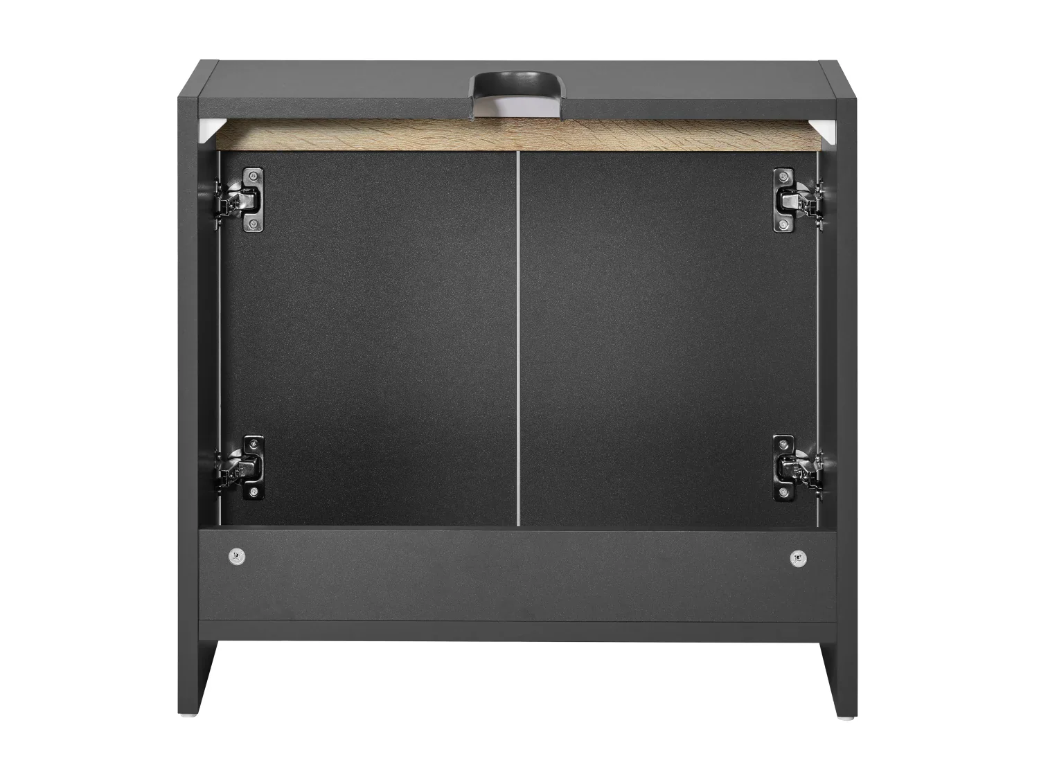 LIVARNO home Meuble sous-vasque Oslo, 60 x 55 x 28 cm, noir