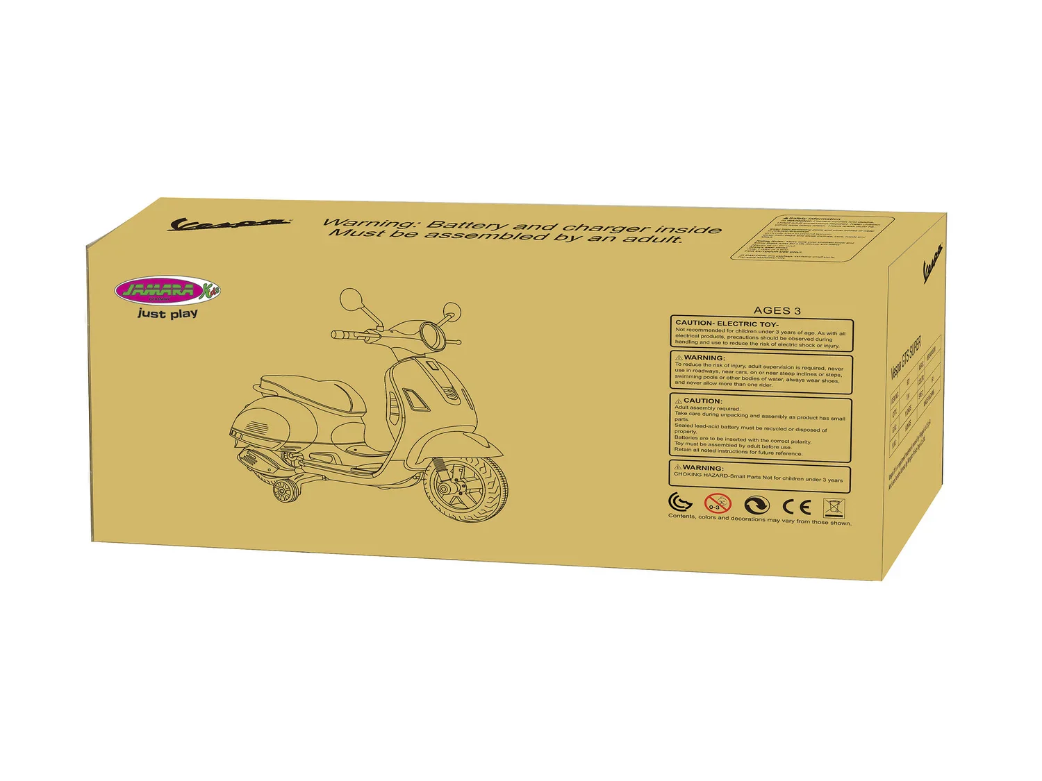 JAMARA Scooter pour enfant Ride-on Vespa GTS 125