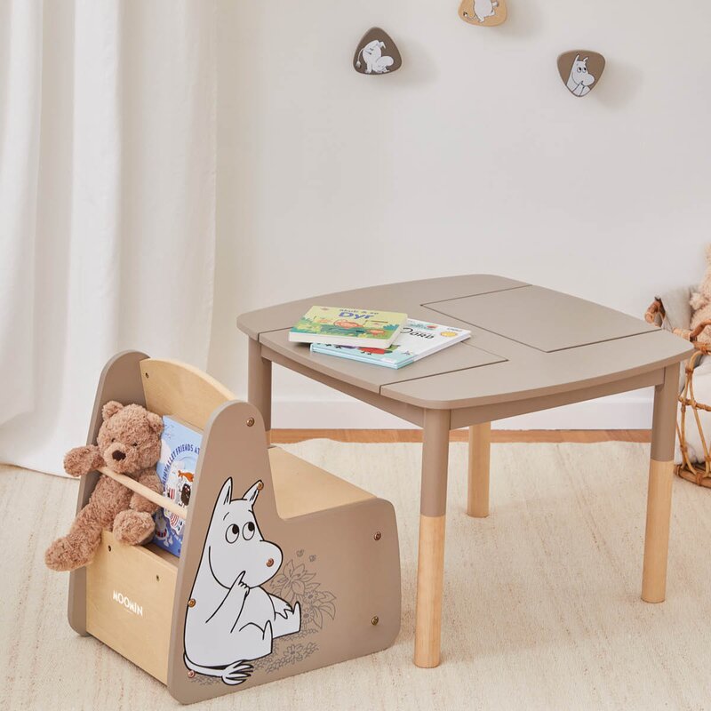Mummi oppbevaringstol 45x33x48 cm beige