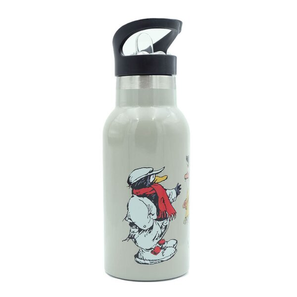 Flåklypa drikkeflaske 350 ml Samtalen brun