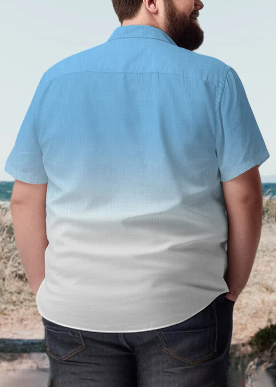 Chemise hawaïenne décontractée à manches courtes pour homme, grandes tailles, modèle 003