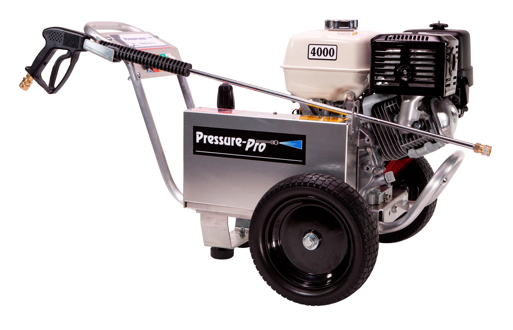 Pressure - Pro Eagle II Series 4000 PSI 4.0 GPM Gas Cold Water Belt Driven Pressure Washer with Honda GX390 Engine, AR Pump