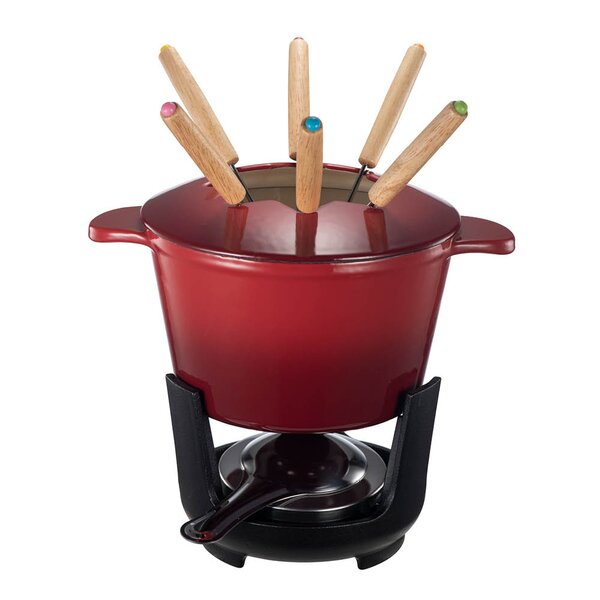 Stenfors fondue sett 1,53L rød/multi