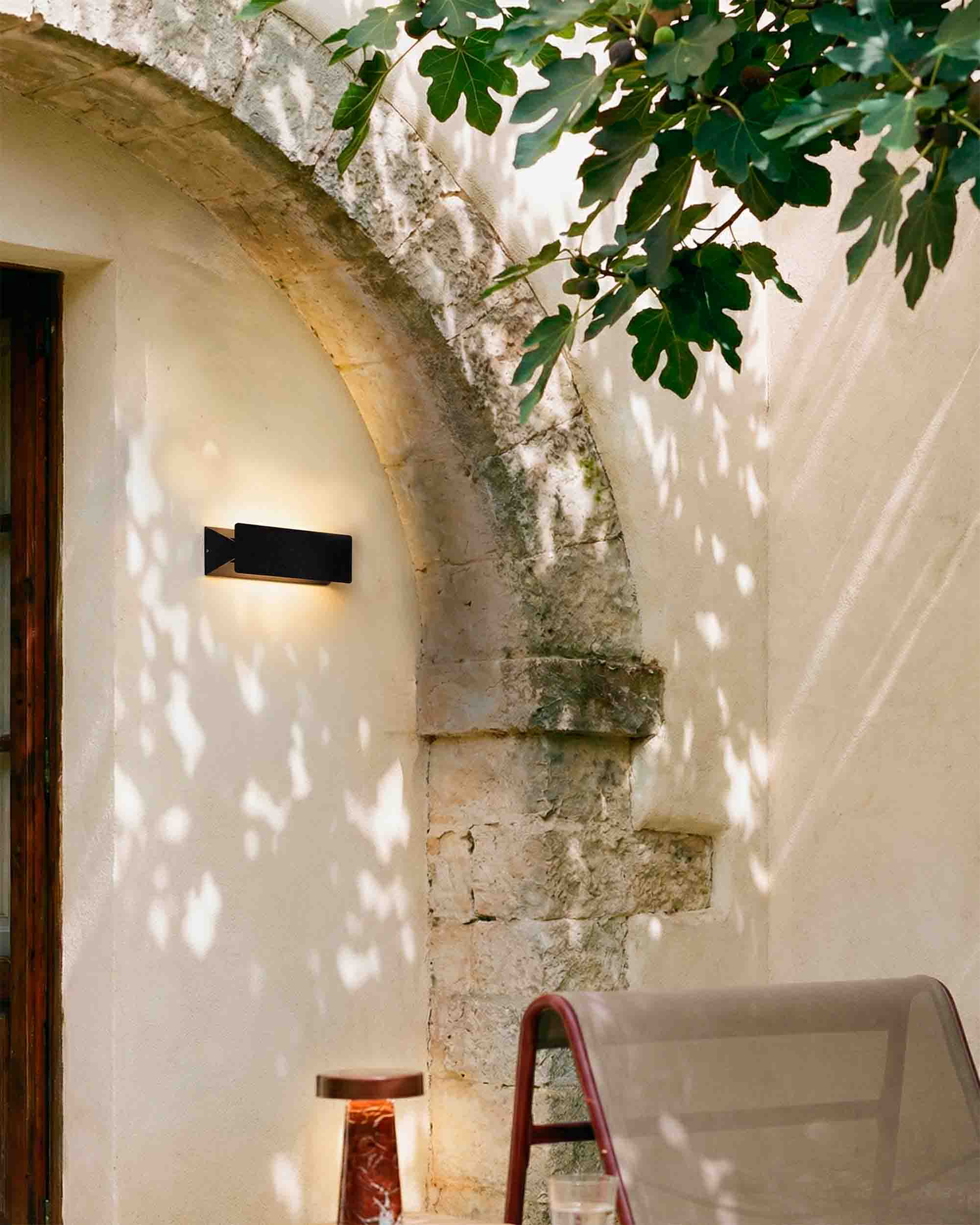 Lloret - Aplique de Pared Exterior LED de Metal Lloret