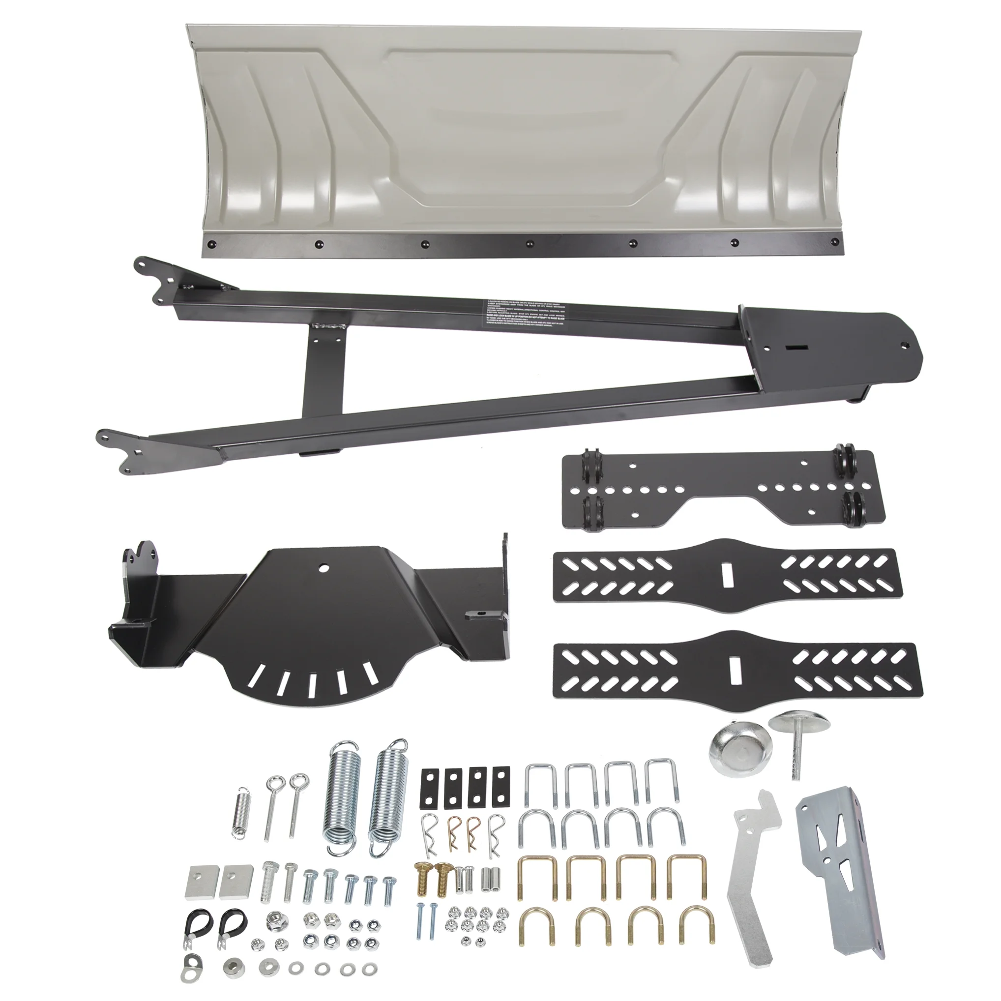 Snow Plow Blade Universal Kit Steel White Adjustable 48" Complete for ATV Honda Kawasaki Polaris Aeon Crossland Arctic-Cat Alterra - Image 8