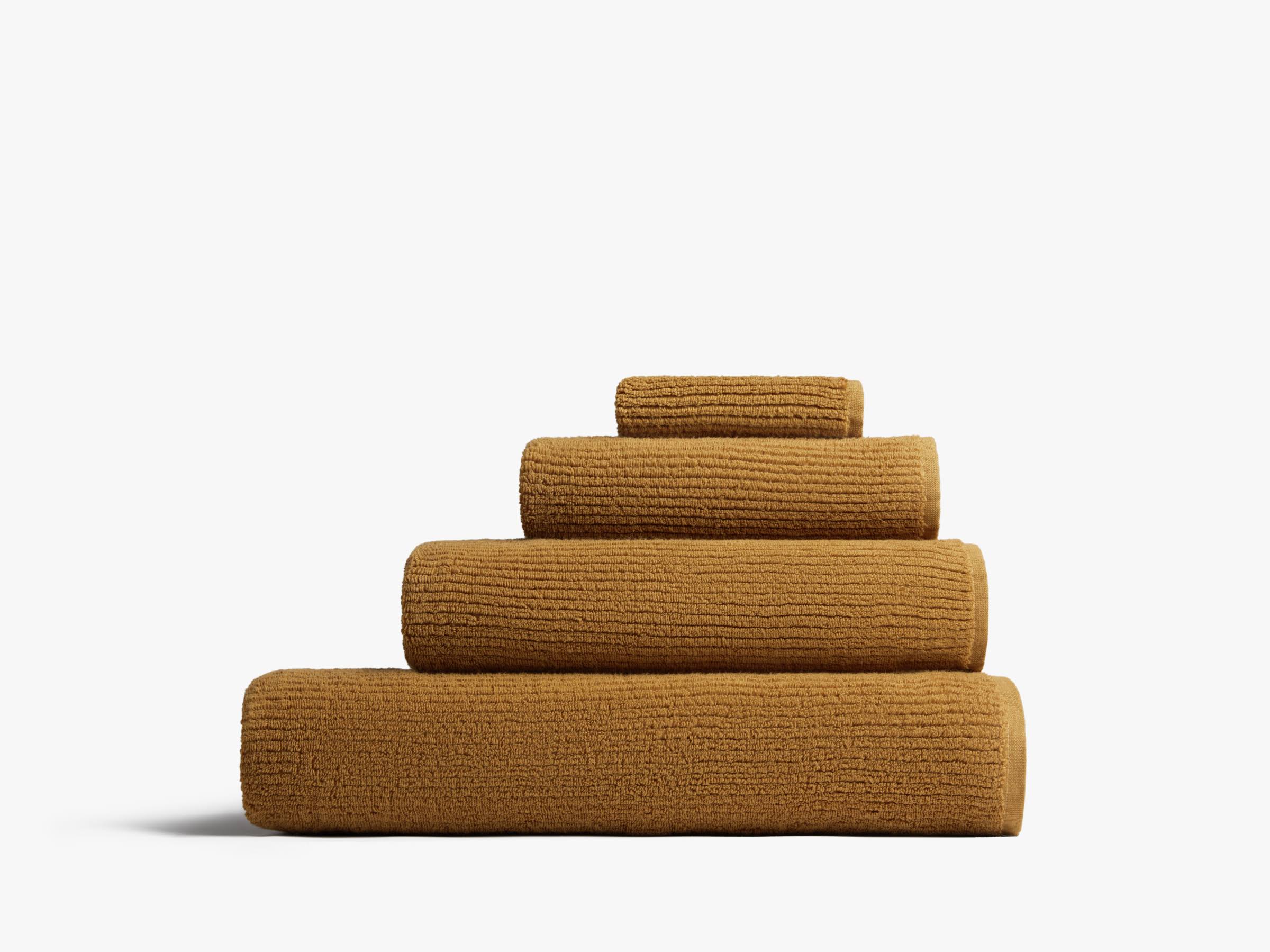Parachute Soft Rib Bath Sheet - Ochre