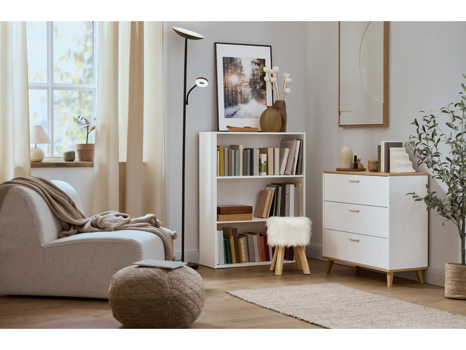 LIVARNO Bibliothque Liverpool, 81,1 x 104,5 x 27,7 cm
