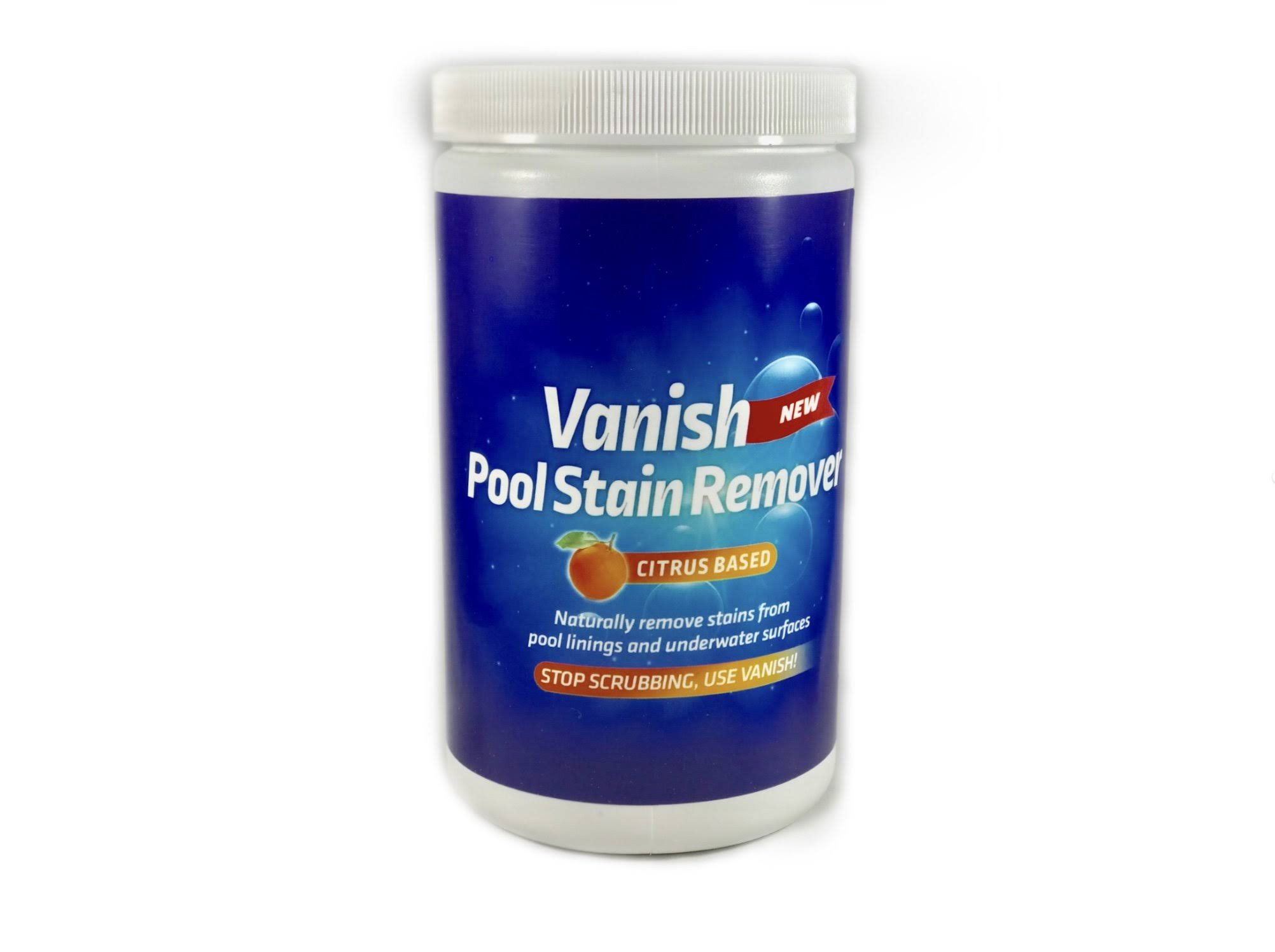 Bosh Chemical Vanish Pool & Spa Stain Remover (2lbs)- Natural Safe Citrus Based, Works Excellent On Vinyl, Fiberglass, and Metals, Removes Rust A