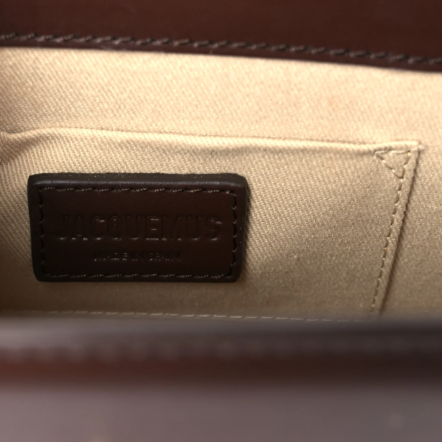 Smooth Calfskin Le Chiquito Noeud Dark Brown