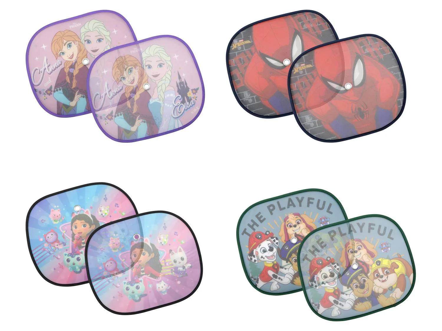 Lot de 2 pare-soleils de voiture Disney
