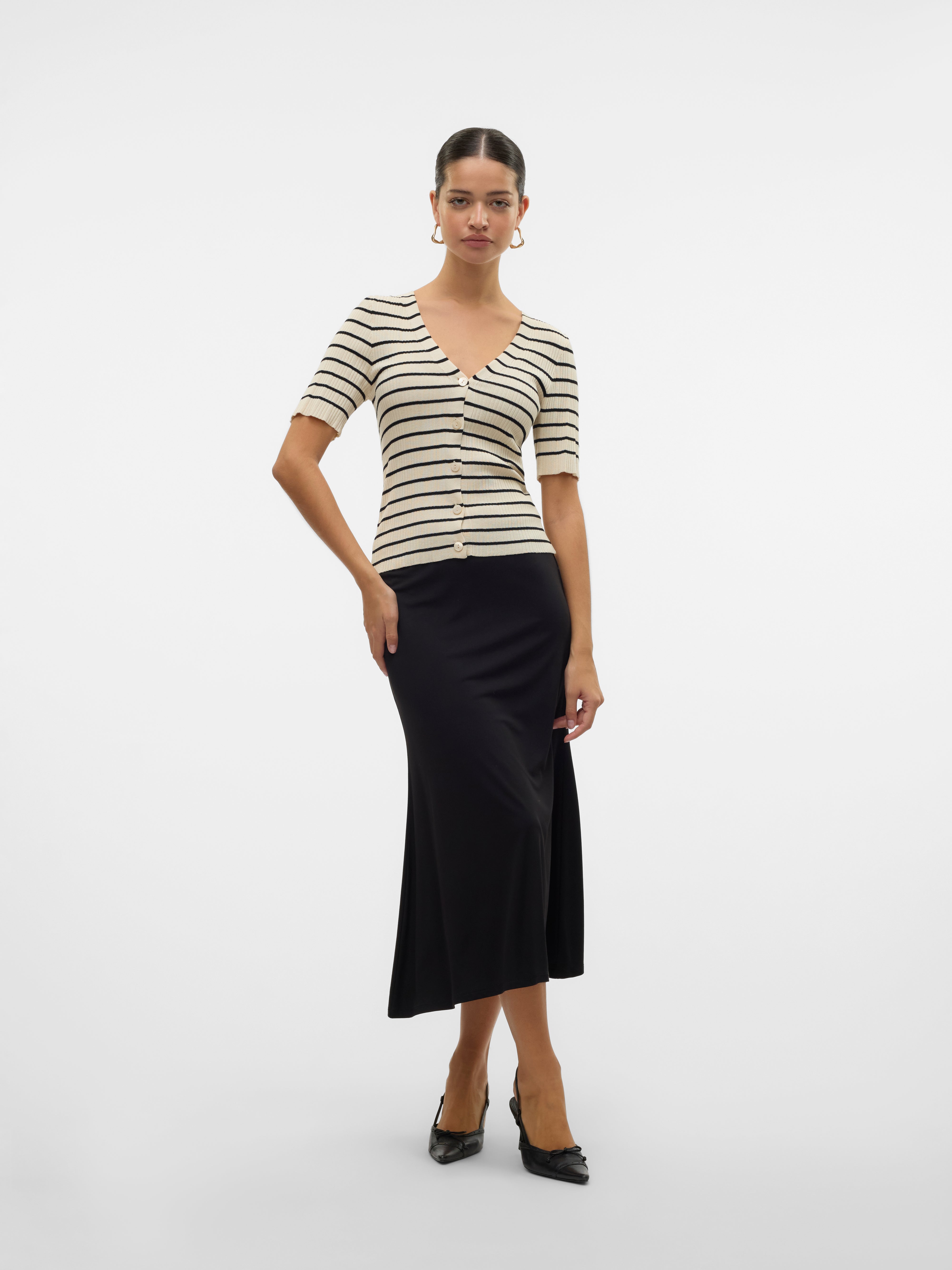 VERO MODA® VMROPER Mid waist Midi skirt