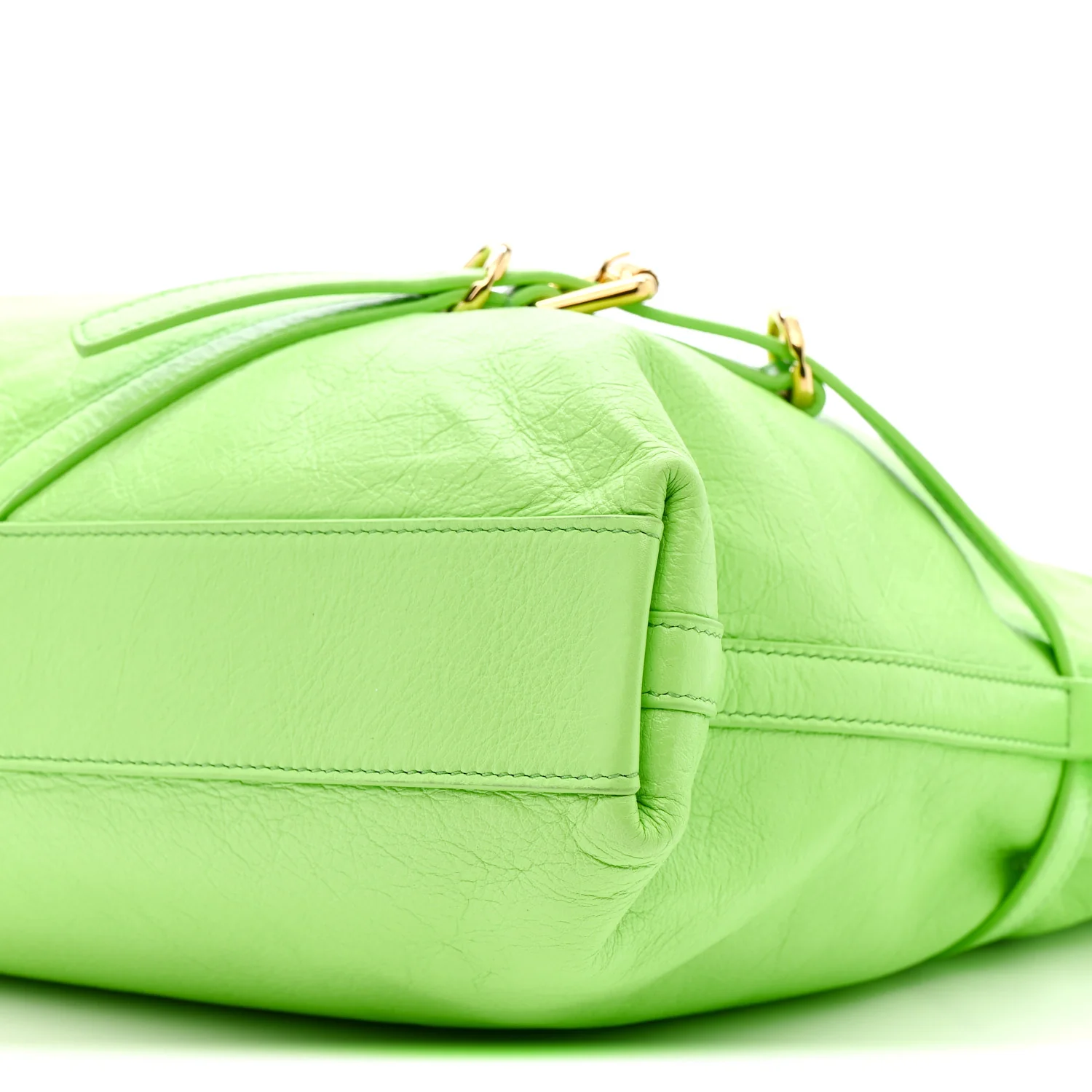 Calfskin Medium Voyou Bag Green