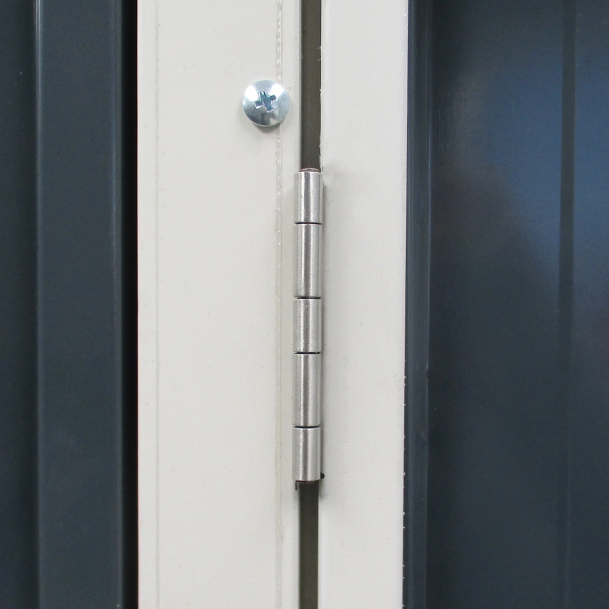 4' x 7.6' Storage Shed, Galvanized, Locking, Gray(4' x 8') - Image 10