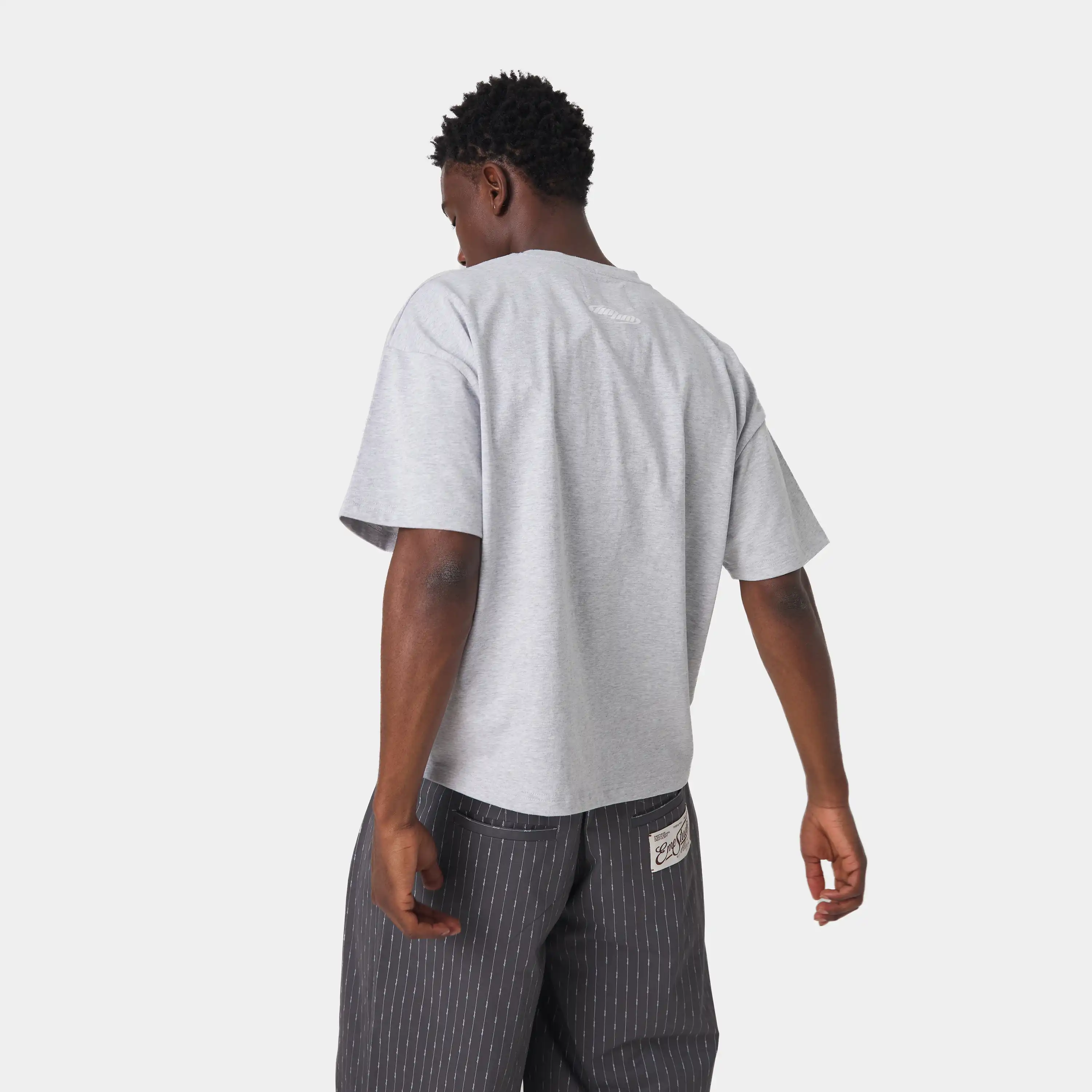 Tracer Heather Grey Oversized Tee
