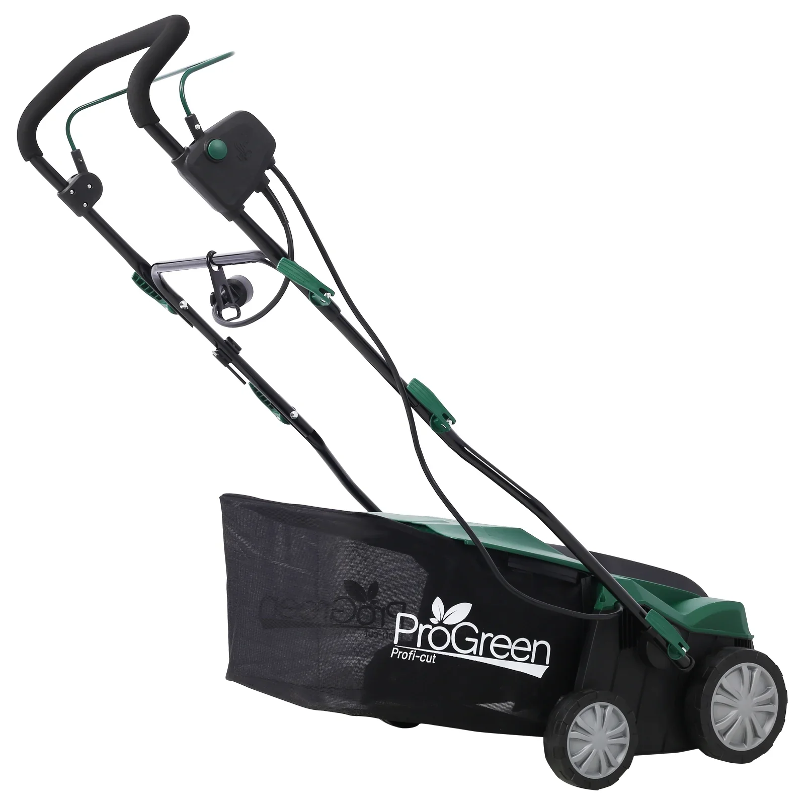 Dethatcher and Scarifier, Seizeen 16-Inch Lawn Dethatcher Scarifier 2-IN-1 Gardening Equipment, Powerful 15 Amp Electric Dethatcher & Scarifier, Height Adjustable, 58QT Removable Thatch Bag