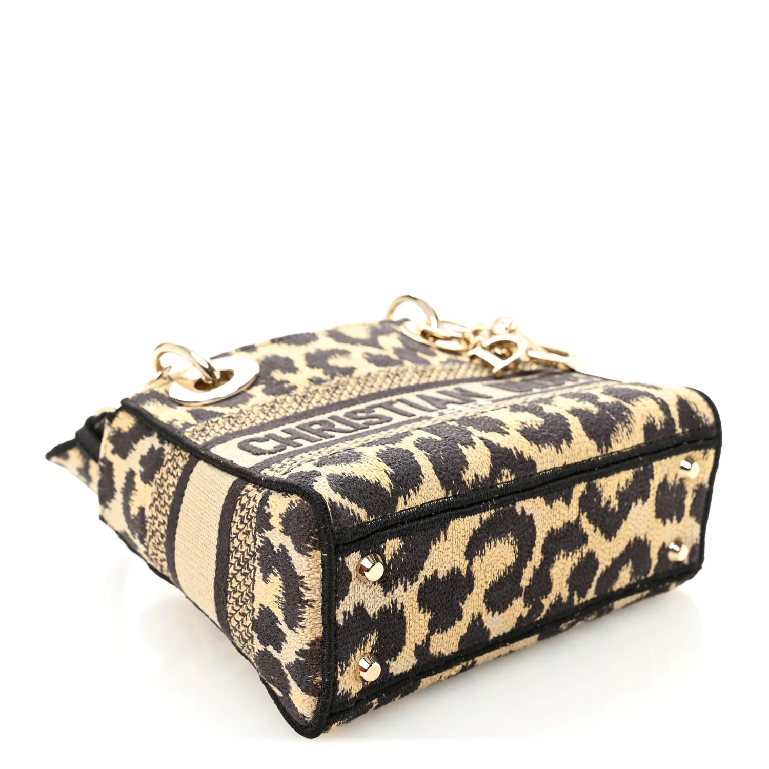 Canvas Mini Mizza Embroidered Lady D-Lite Beige Multicolor
