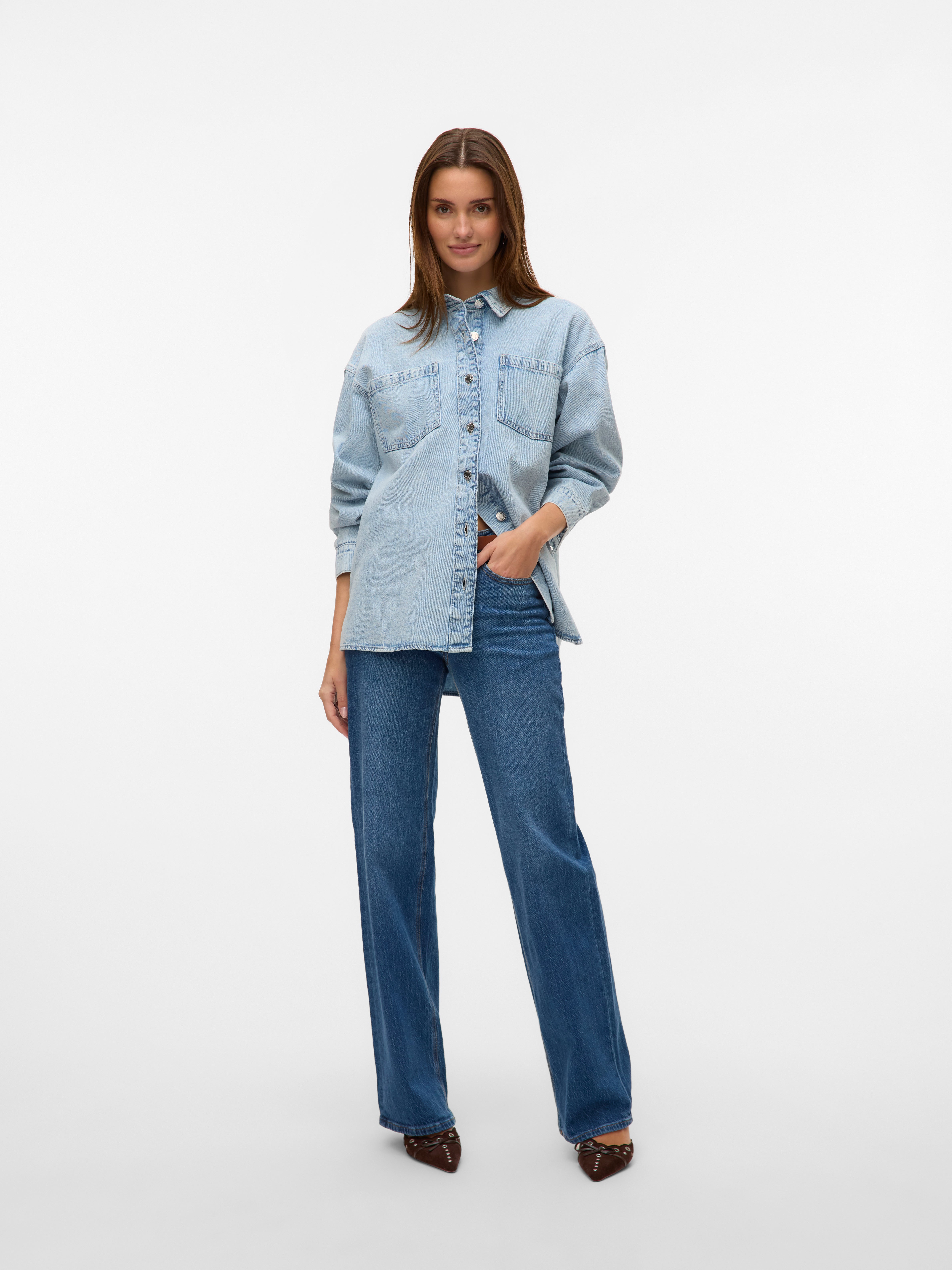 VERO MODA® VMJENNIE Denim shirt