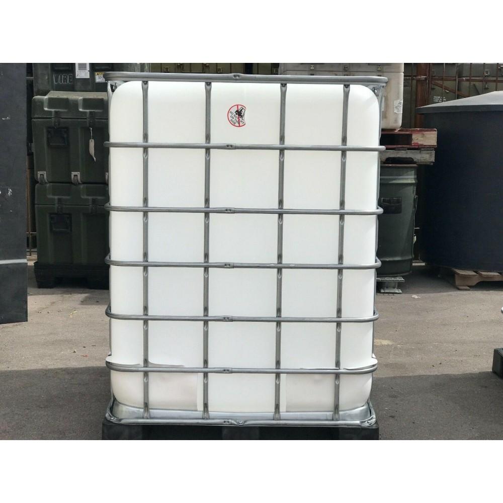 Conteneur IBC de qualité alimentaire de 330 gallons | Conteneur pour eau potable et récupération d'eau de pluie