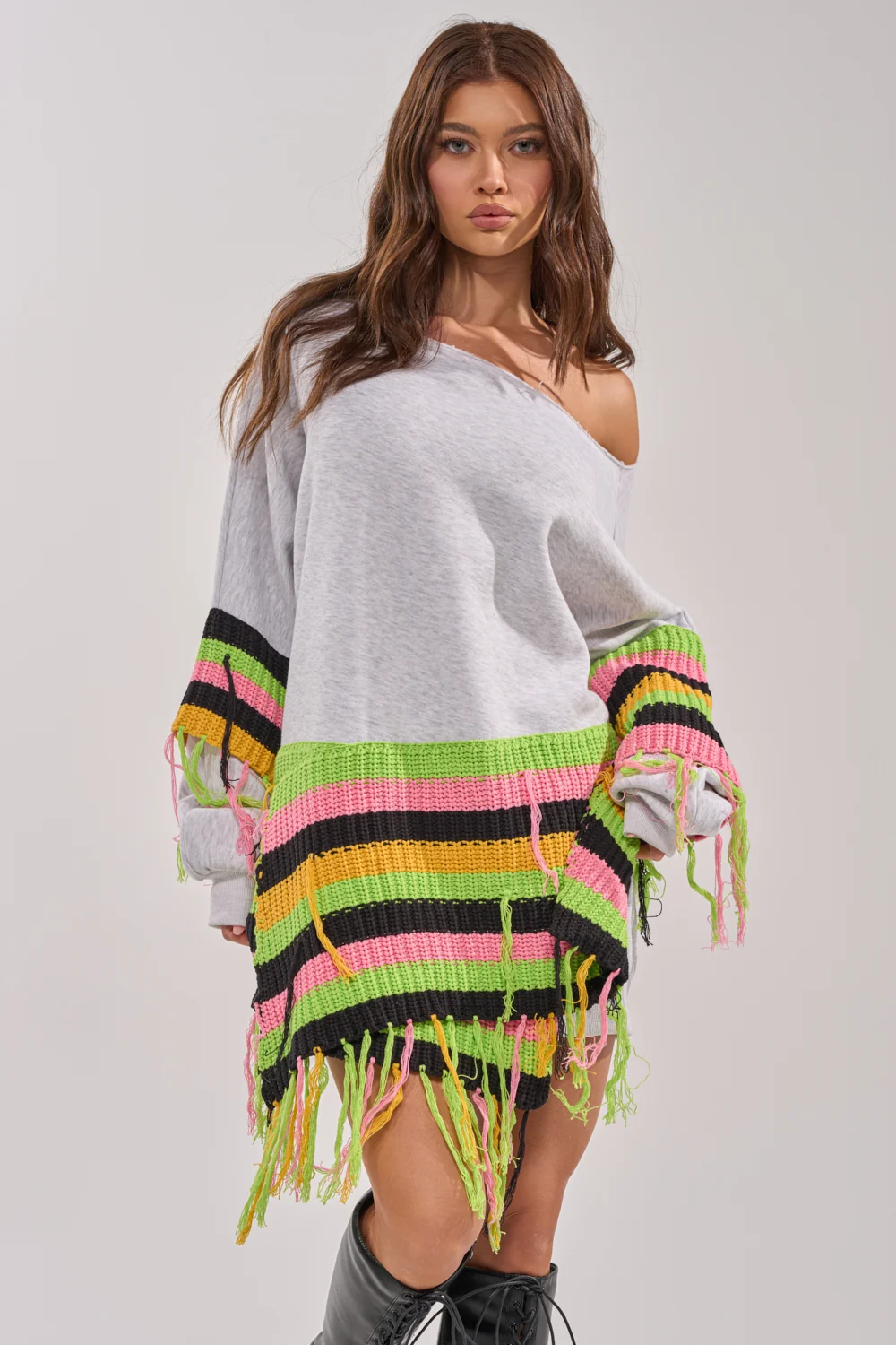 MOST LOVED SWEATSHIRT MINI DRESS - Akira Store