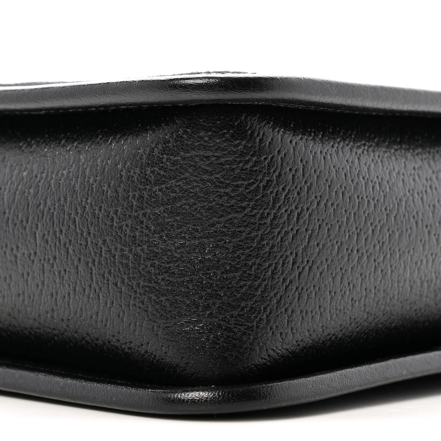 Monogram Jumbo GG Textured Dollar Calfskin Web Mini Crossbody Bag Black