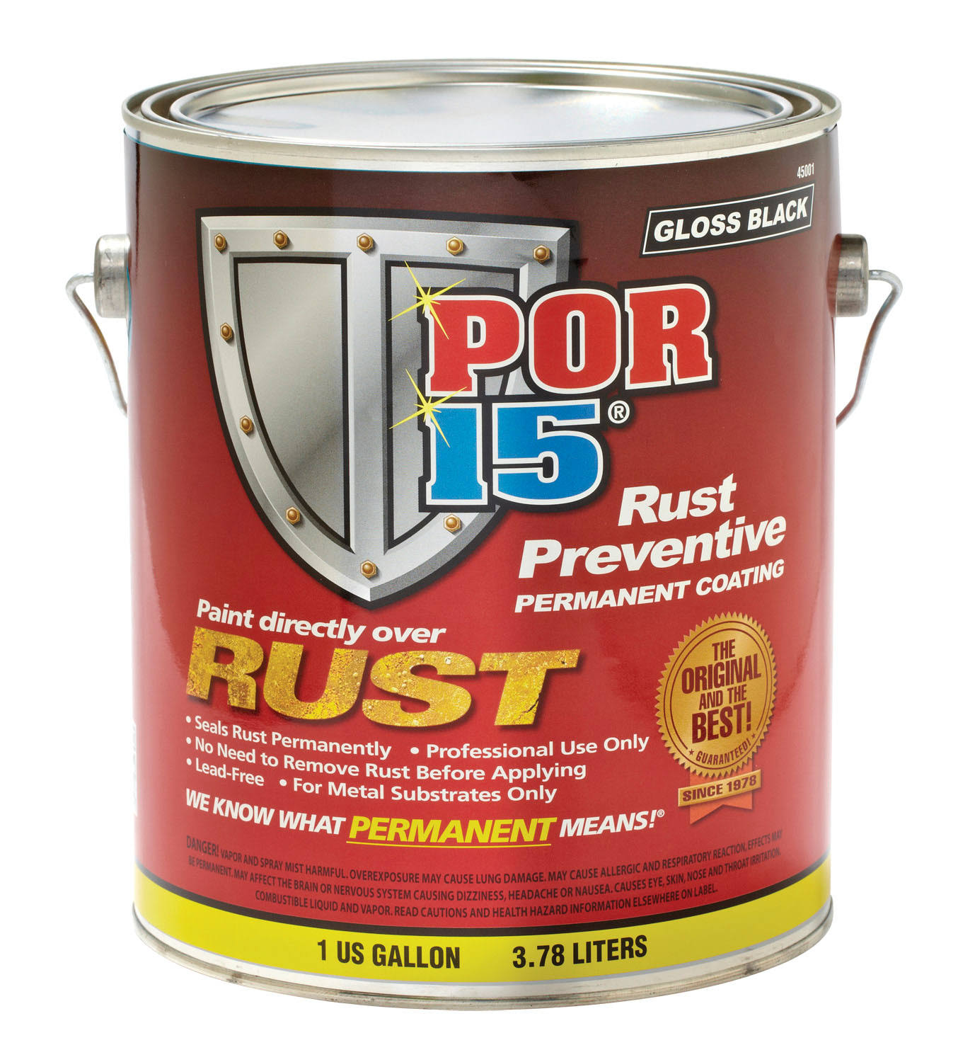 POR-15 - Rust Preventive Gloss Black Gallon 45001