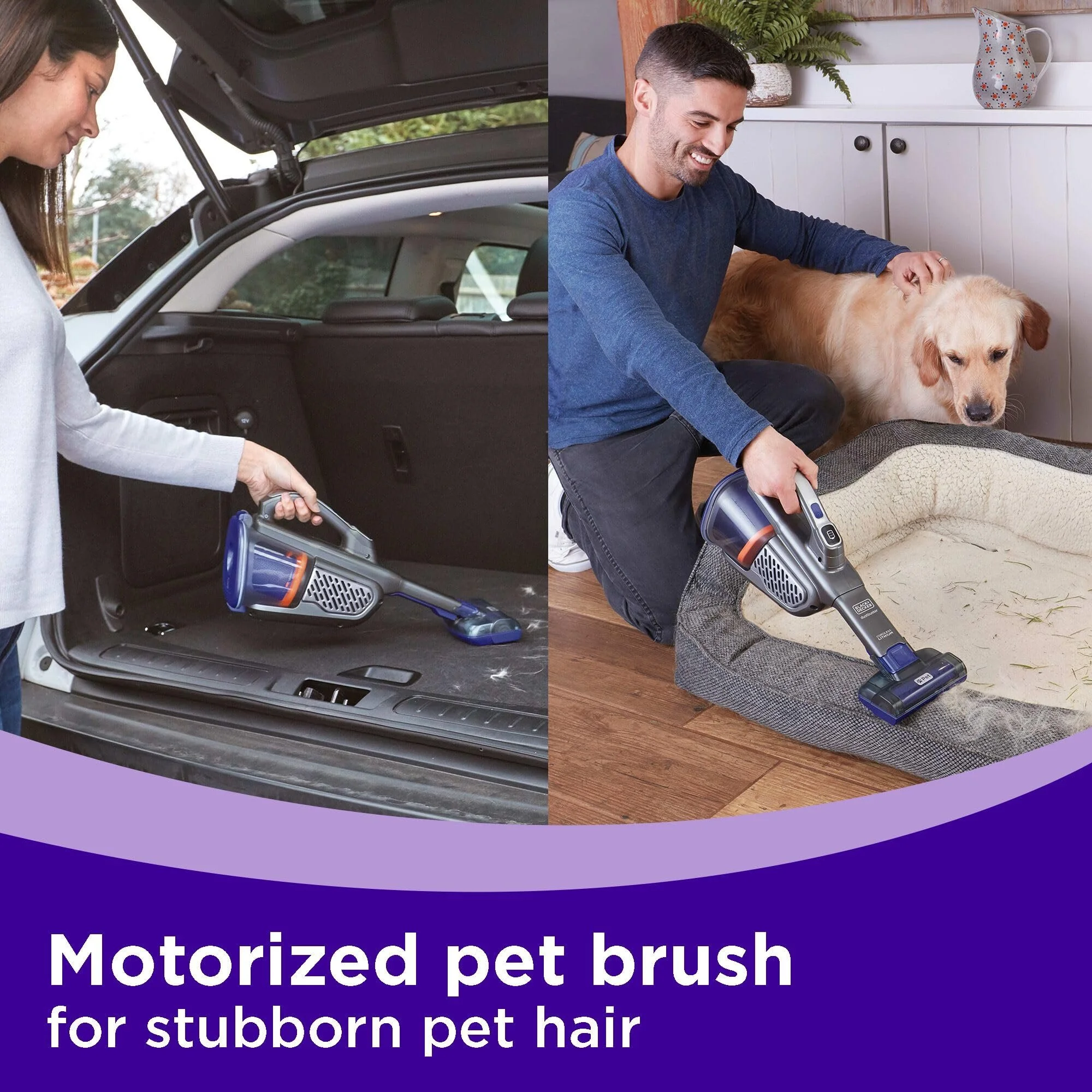 dustbuster furbuster AdvancedClean+ Cordless Pet Handheld Vacuum, Home, Pet and Car Vacuum HHVK515JP07 - Image 6