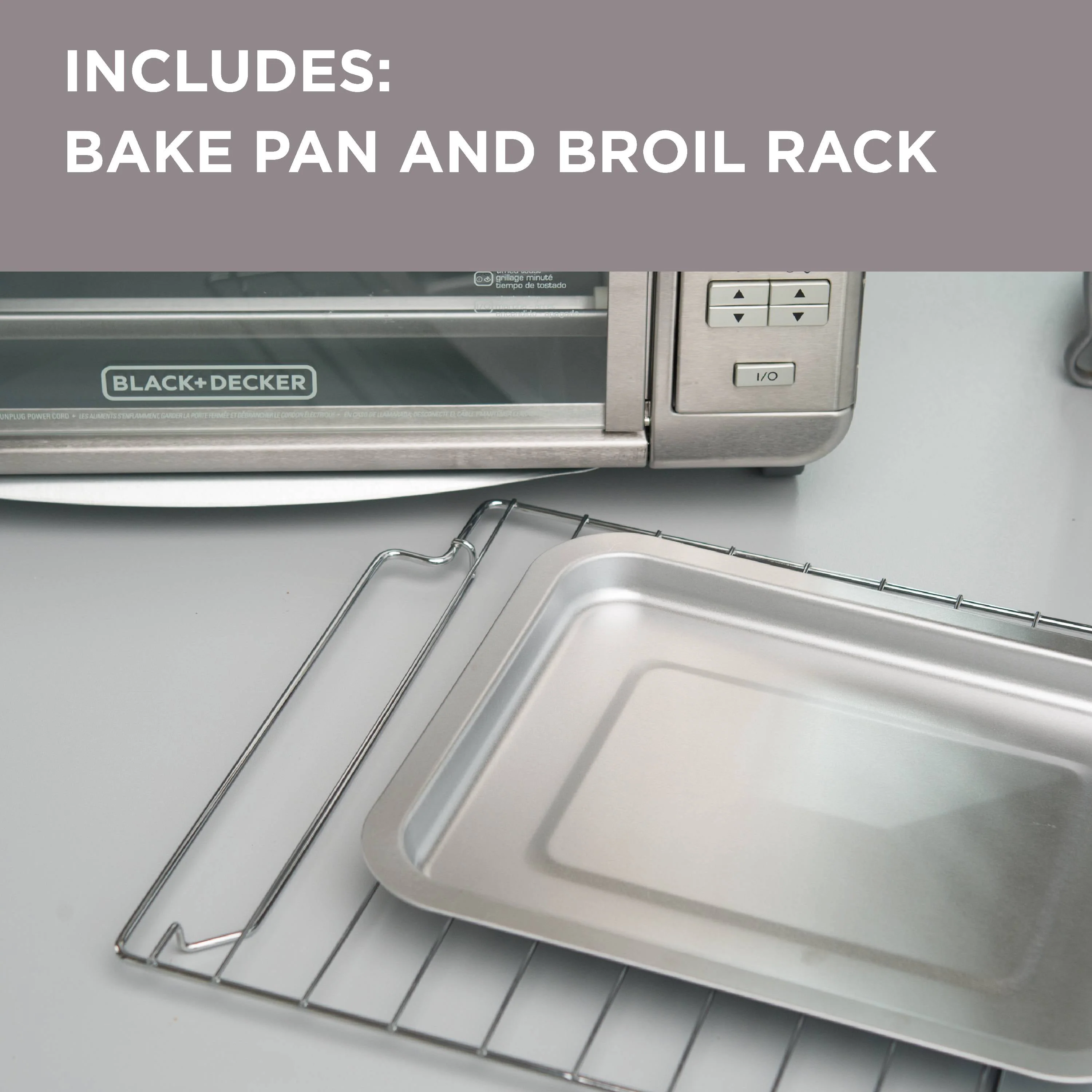 BLACK+DECKER 6 - Slice Digital Convection Toaster Oven, Stainless Steel, TO3280SSD