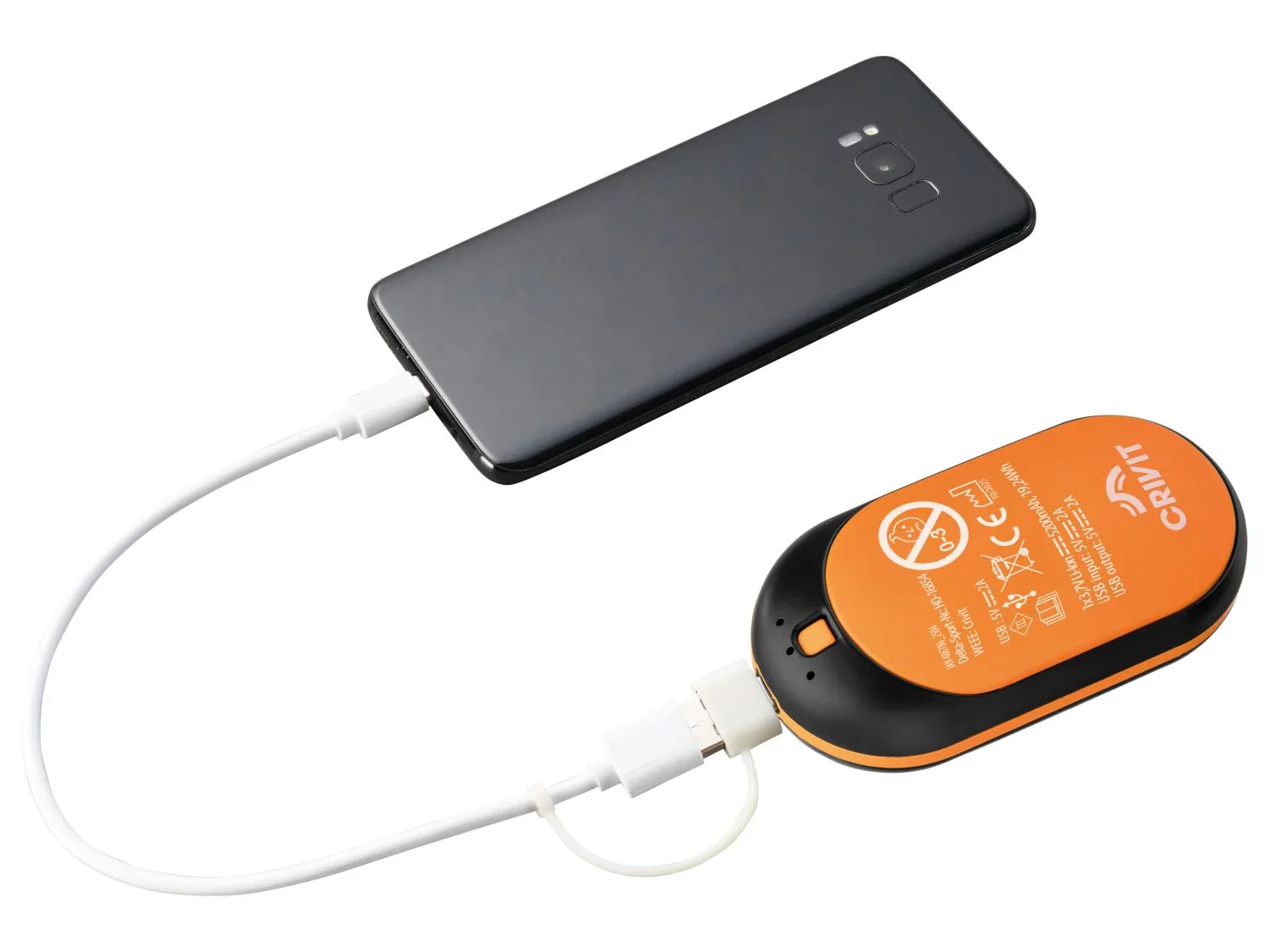 CRIVIT Chauffe-mains rechargeable