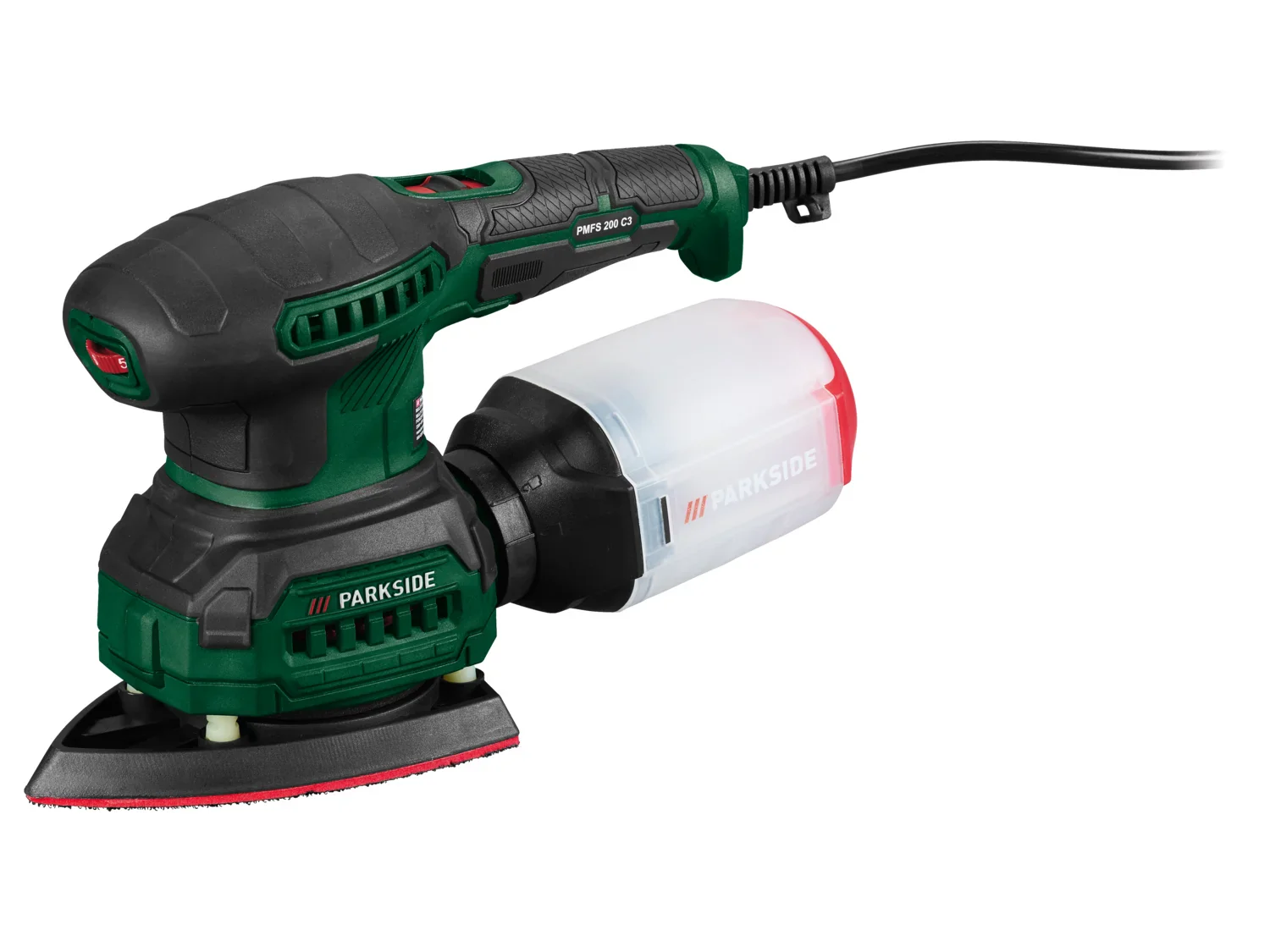 PARKSIDE Ponceuse multifonction 3-en-1 PMFS 200 C3, 200 W