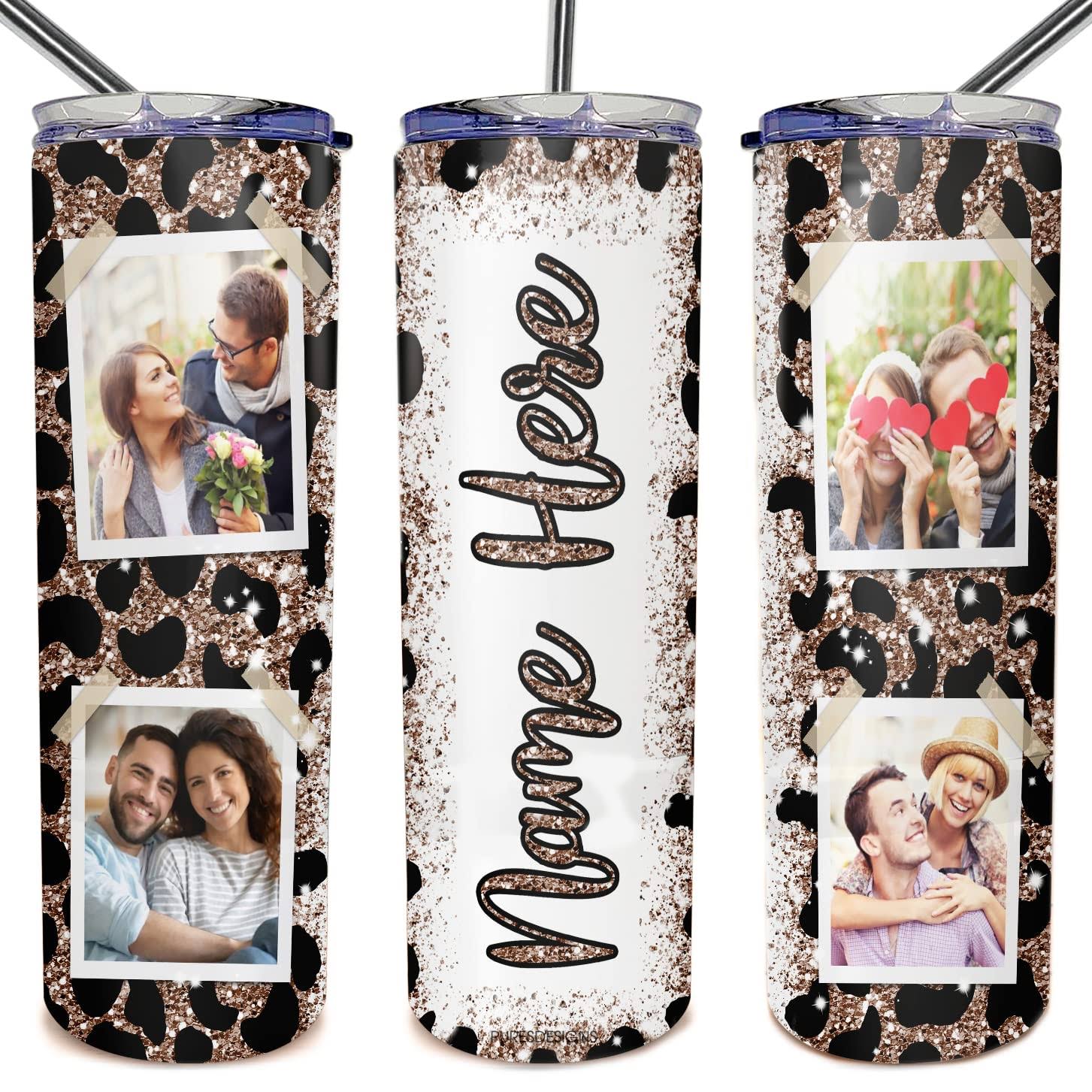 PuresDesigns Personalized Tumbler - Custom Cup - Personalized Coffee Mug - Custom Tumblers Personalized Cups with Names - Person