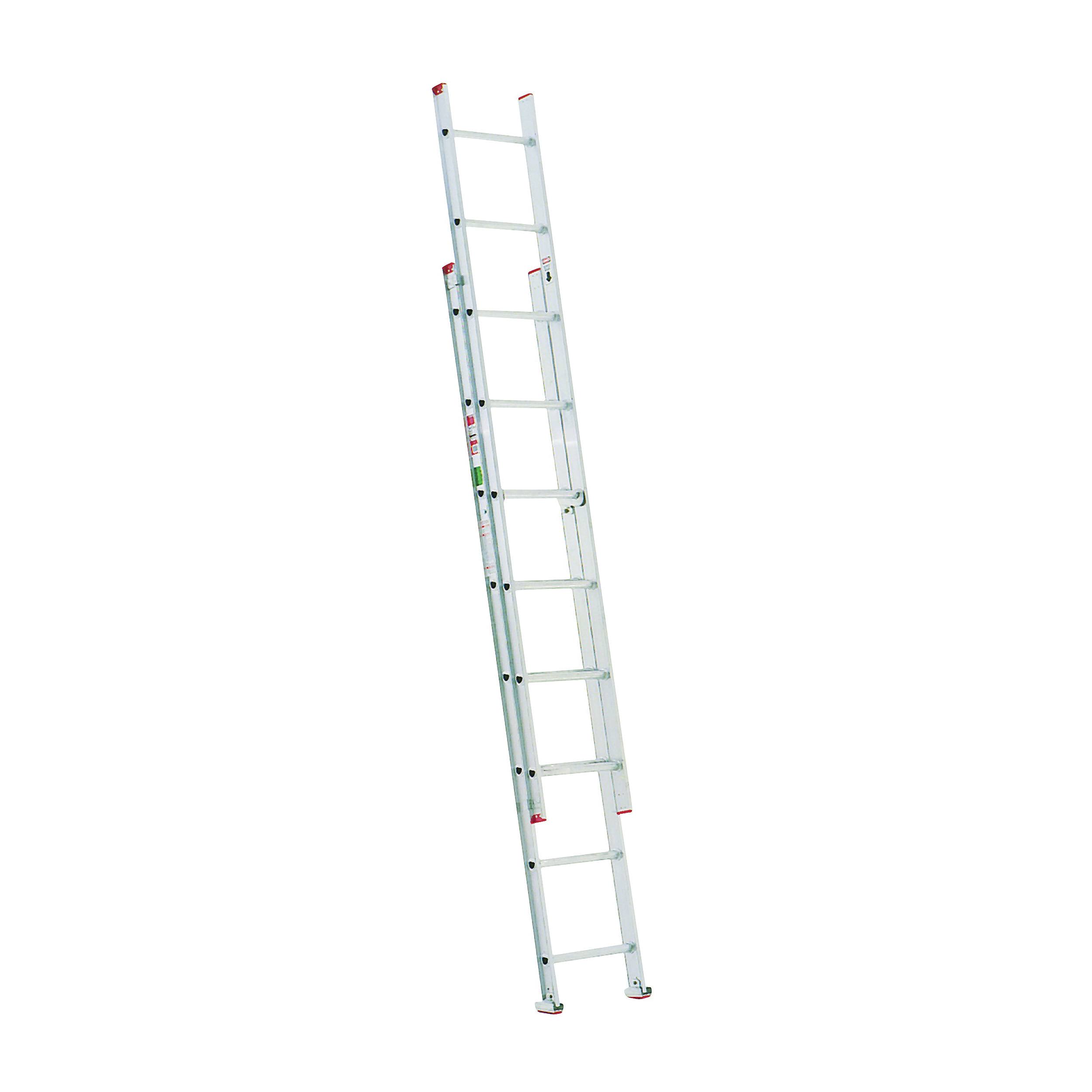 Werner 16-ft Aluminum 200-lb Type III Extension Ladder D716-2-Instock