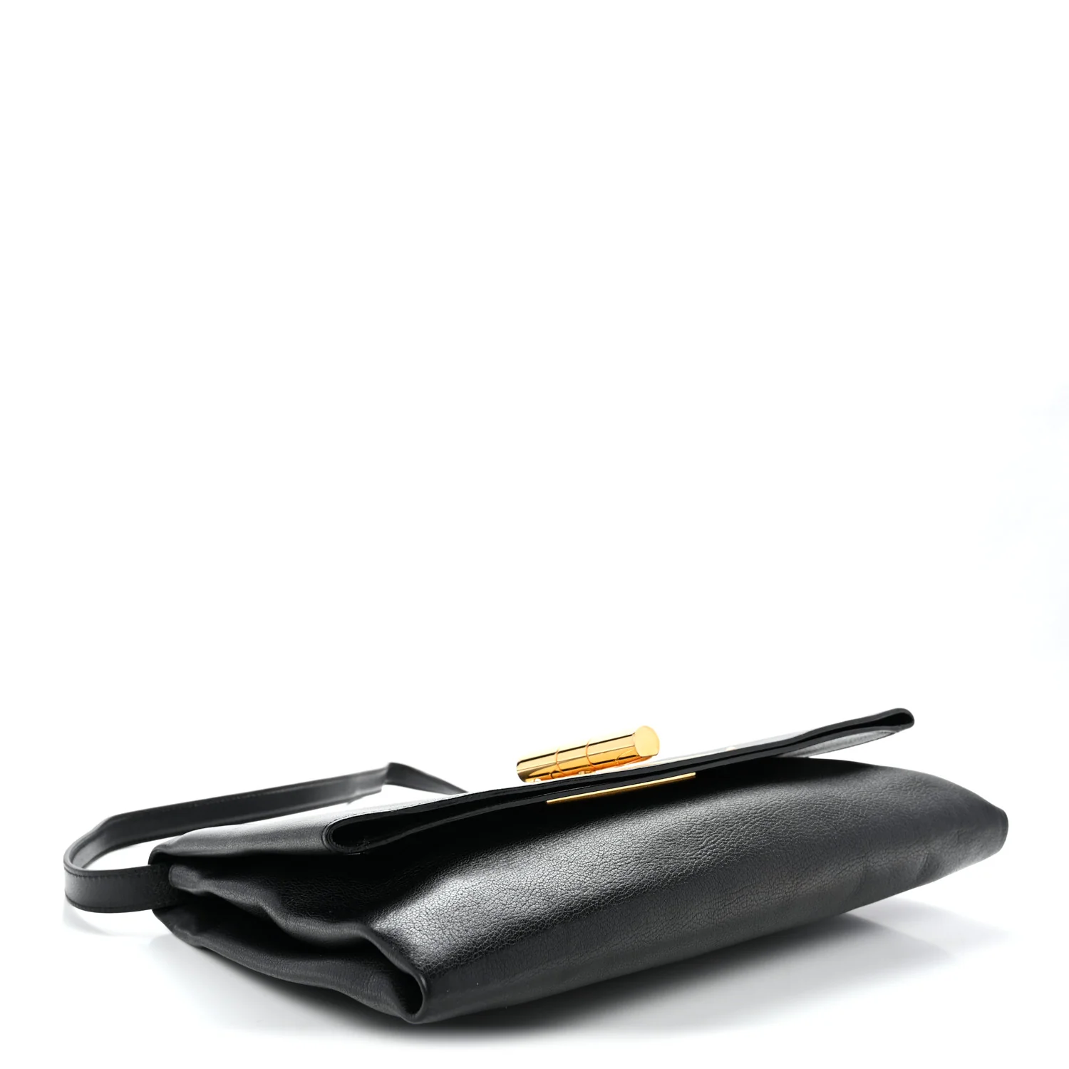 Calfskin Natalia Convertible Clutch Black