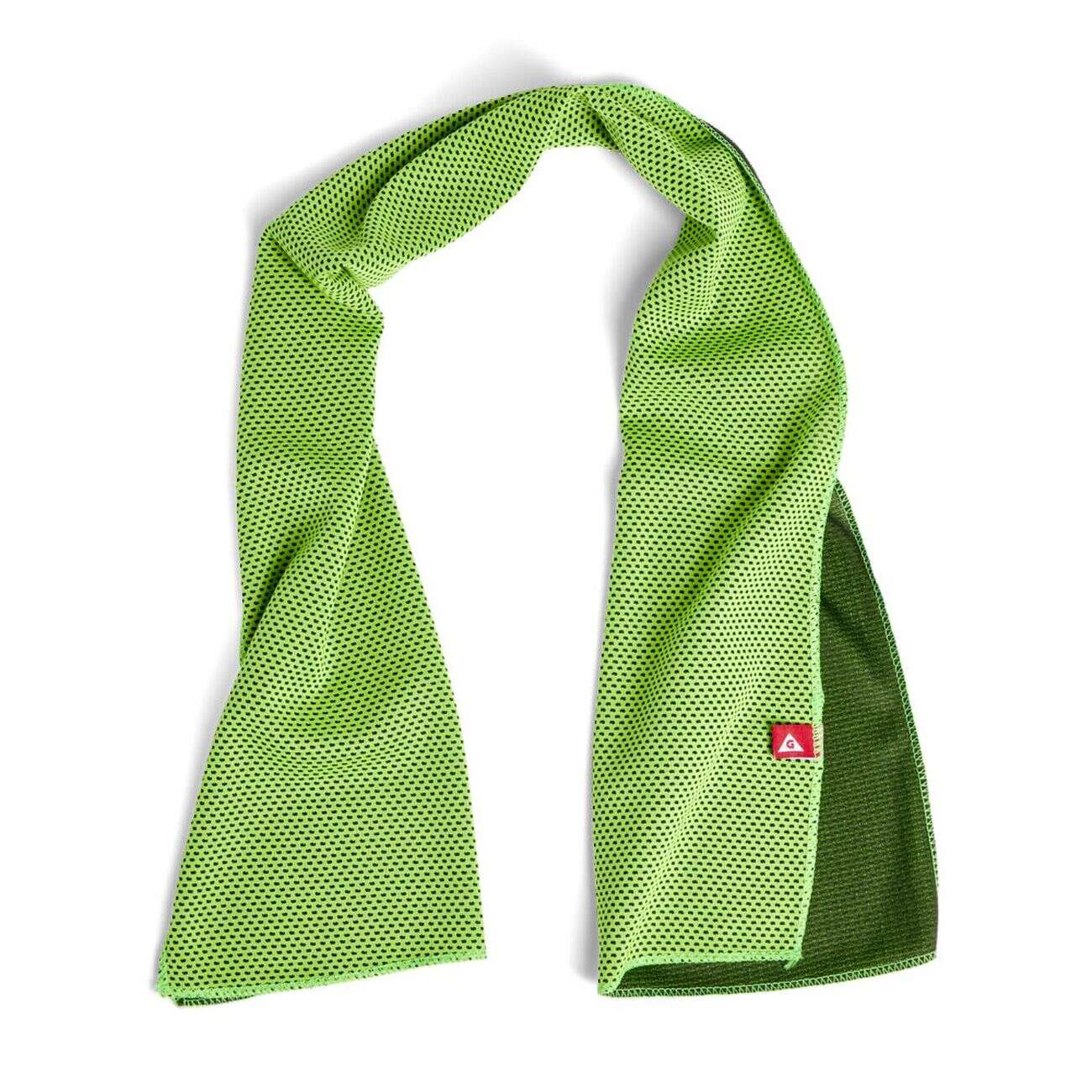 Serviette de sport verte 100x30cm