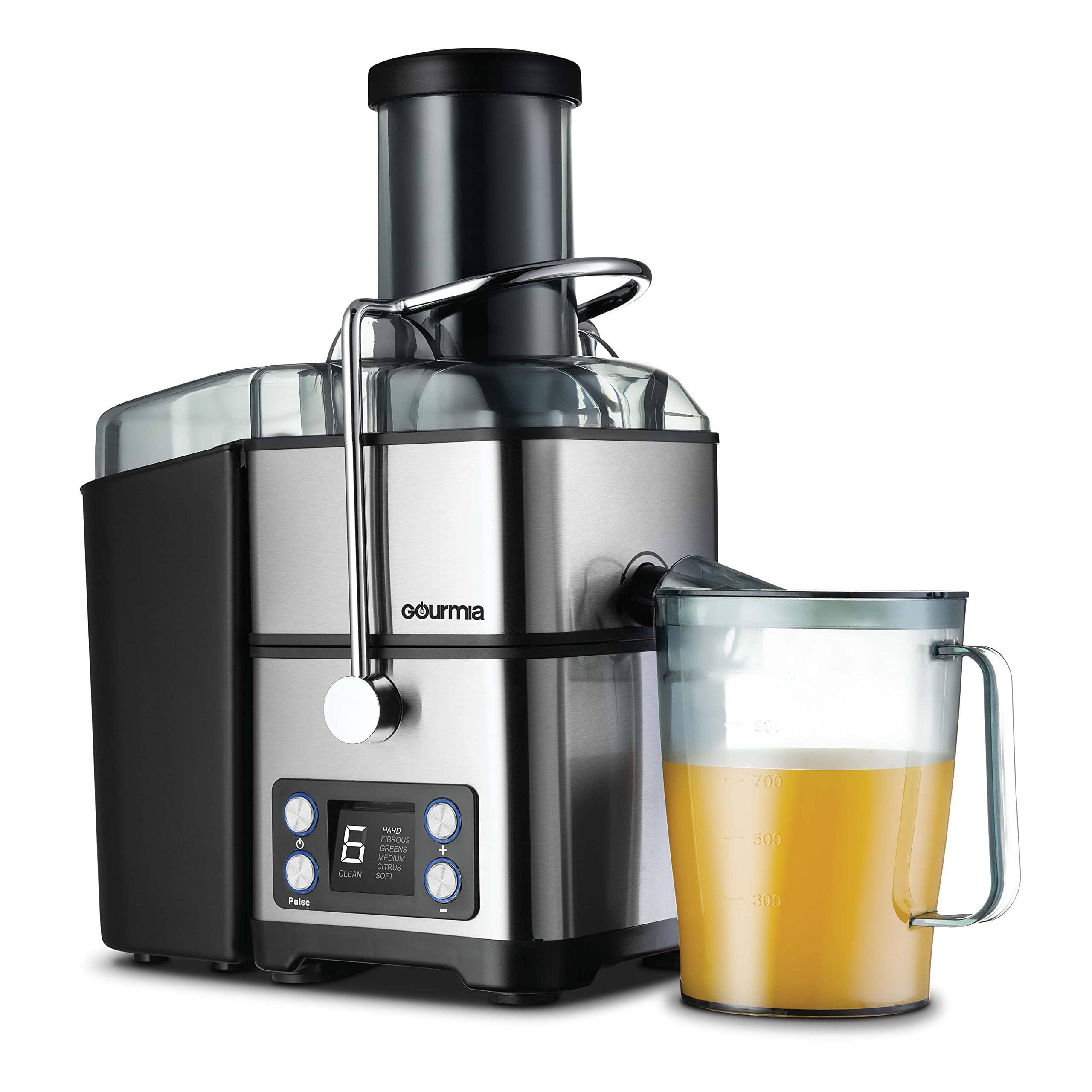 Gourmia 6-Speed Big Mouth Extraction Juicer with Self-Cleaning Cycle