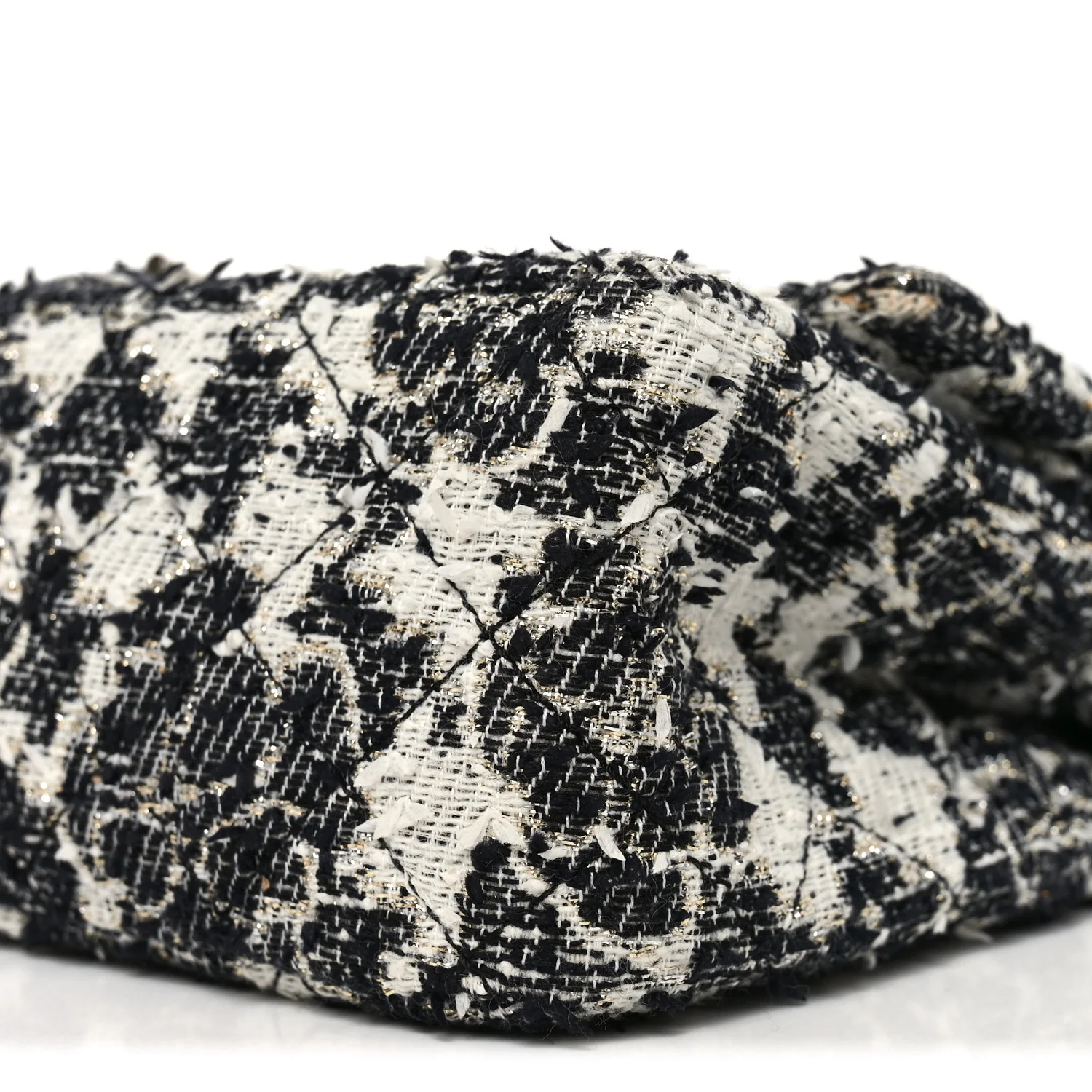 Tweed Camellia Quilted 2.55 Reissue 226 Flap Ecru