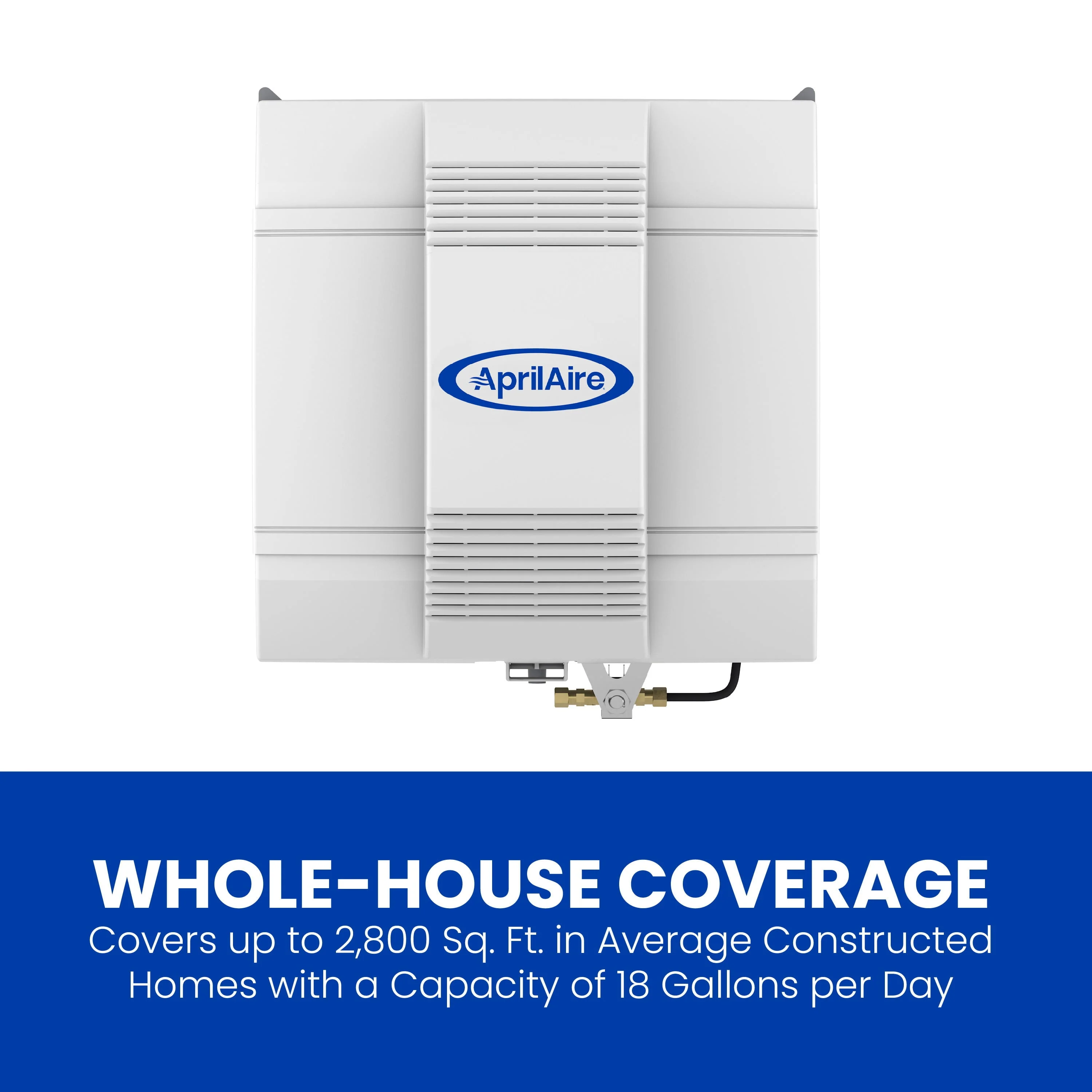 Aprilaire 700 Whole - House Humidifier - Automatic - Large Capacity Fan - Powered Furnace Humidifier for Homes up to 4, 200 Sq. Ft