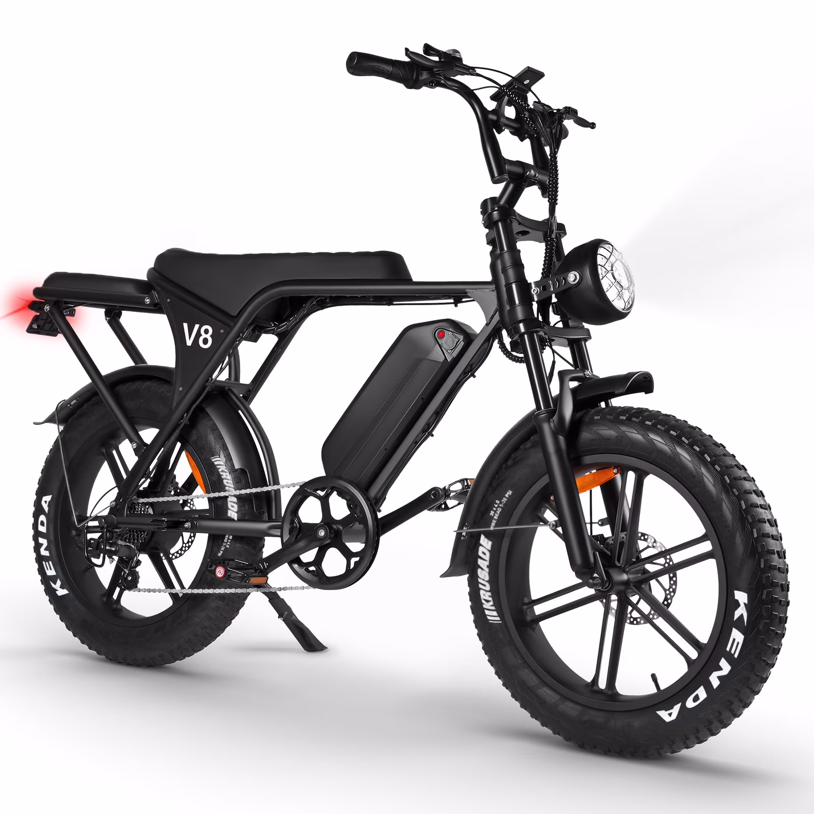 VTOKW Electric Bike for Adults,1000W Peak Motor Adult Electric Bicycle,48V 15.6Ah Battery,Up to 31MPH,20'' Fat Tire Ebike,Dual Disc Brakes Mountain Bike for Cycling,7 Speed E Bike,E-bike UL2849