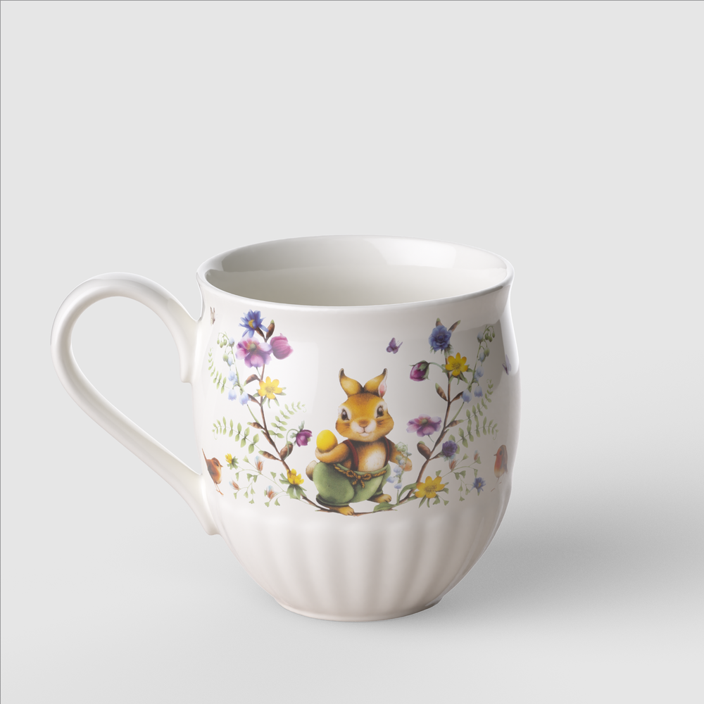 Spring Fantasy Mug - Green, 14.9 oz, Premium Porcelain