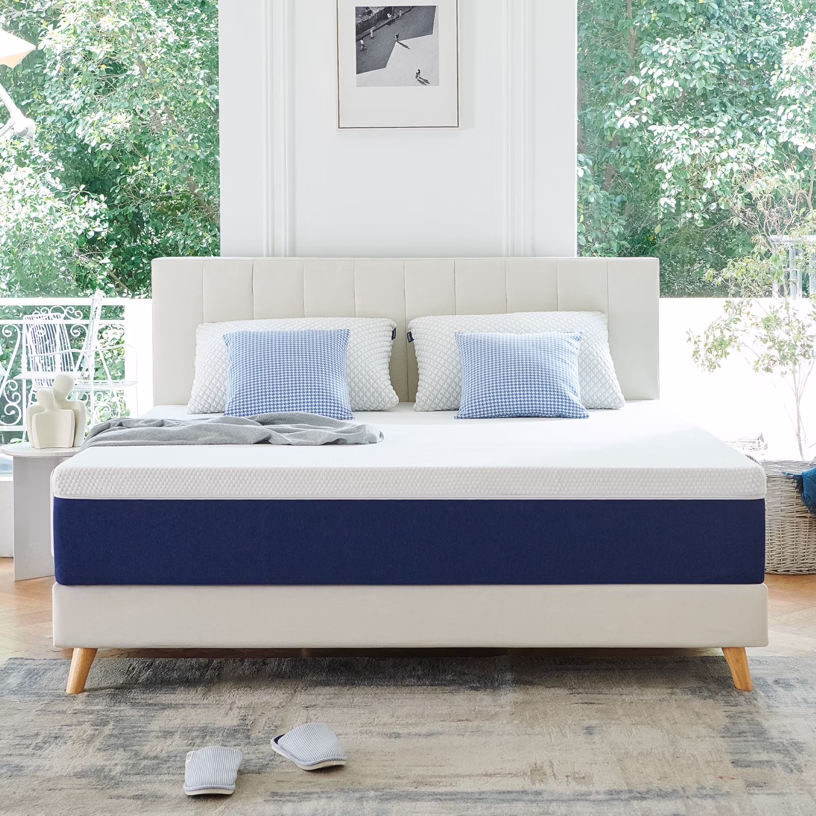 Twin Mattress, 8" Medium Gel Memory Foam Mattress with Pressure Relief for Adult(Twin/8 in)