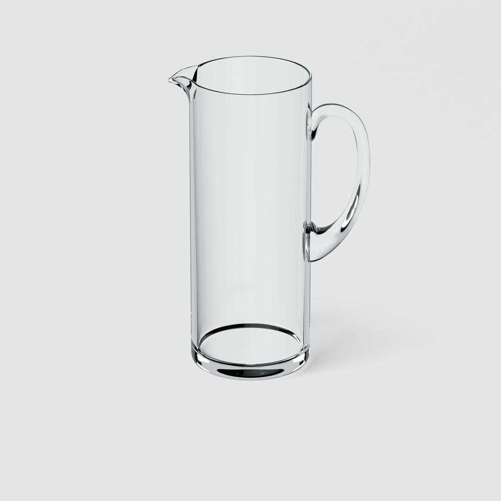 Entree Glass pitcher - Clear, 44 oz, crystal glass