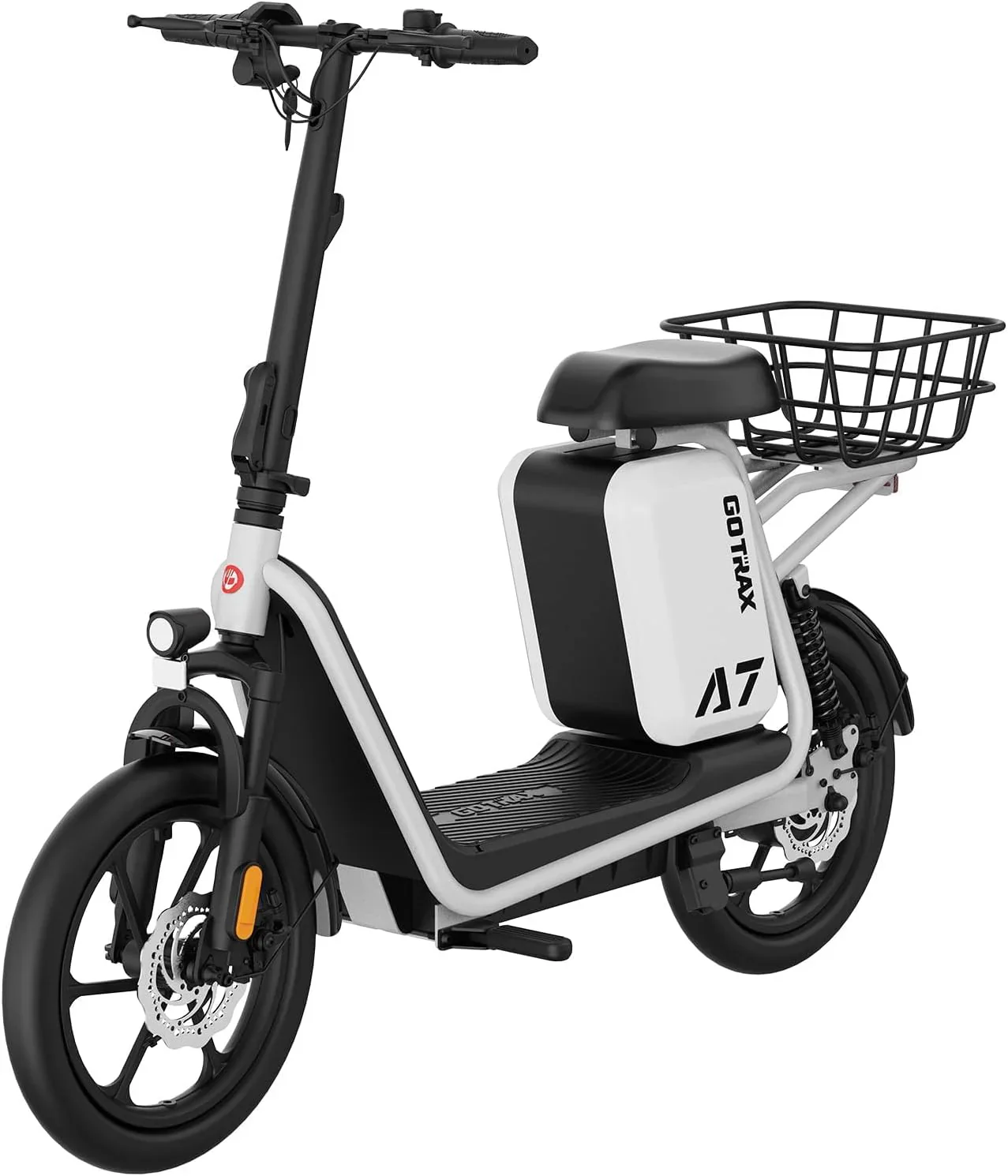 Trottinette électrique Gotrax pour adultes avec siège, autonomie maximale de 30 à 40 km, pneus tout-terrain, larges pédales