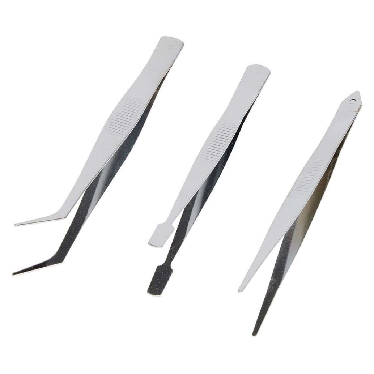 Lot de 3 pinces de précision en fer