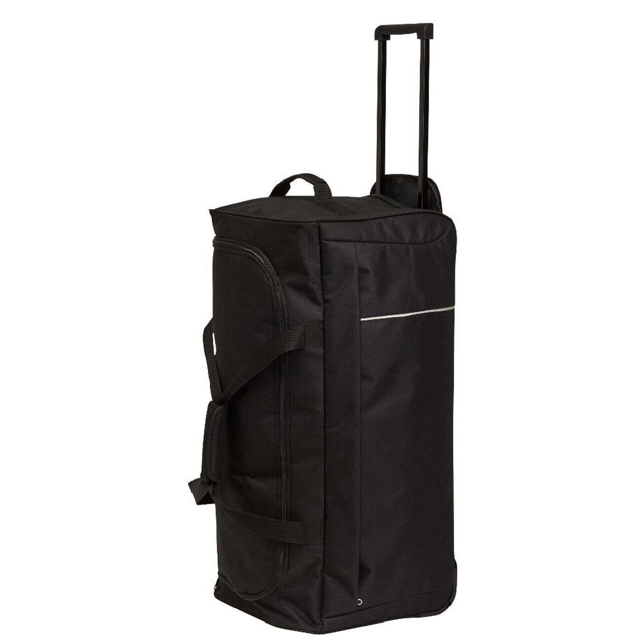 Sac de voyage trolley noir à roulettes