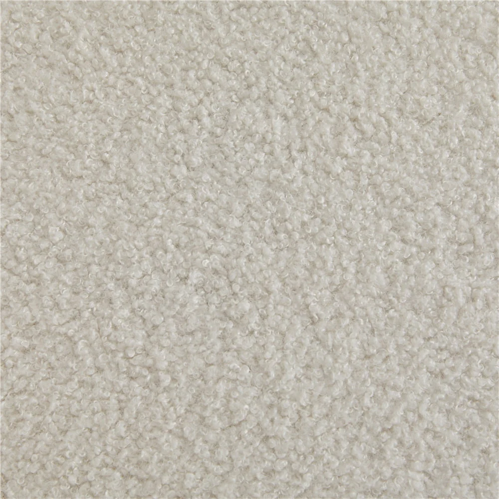 Yaheetech Upholstered Boucle Barrel Accent with Adjustable Headrest,White(Dark Gray)