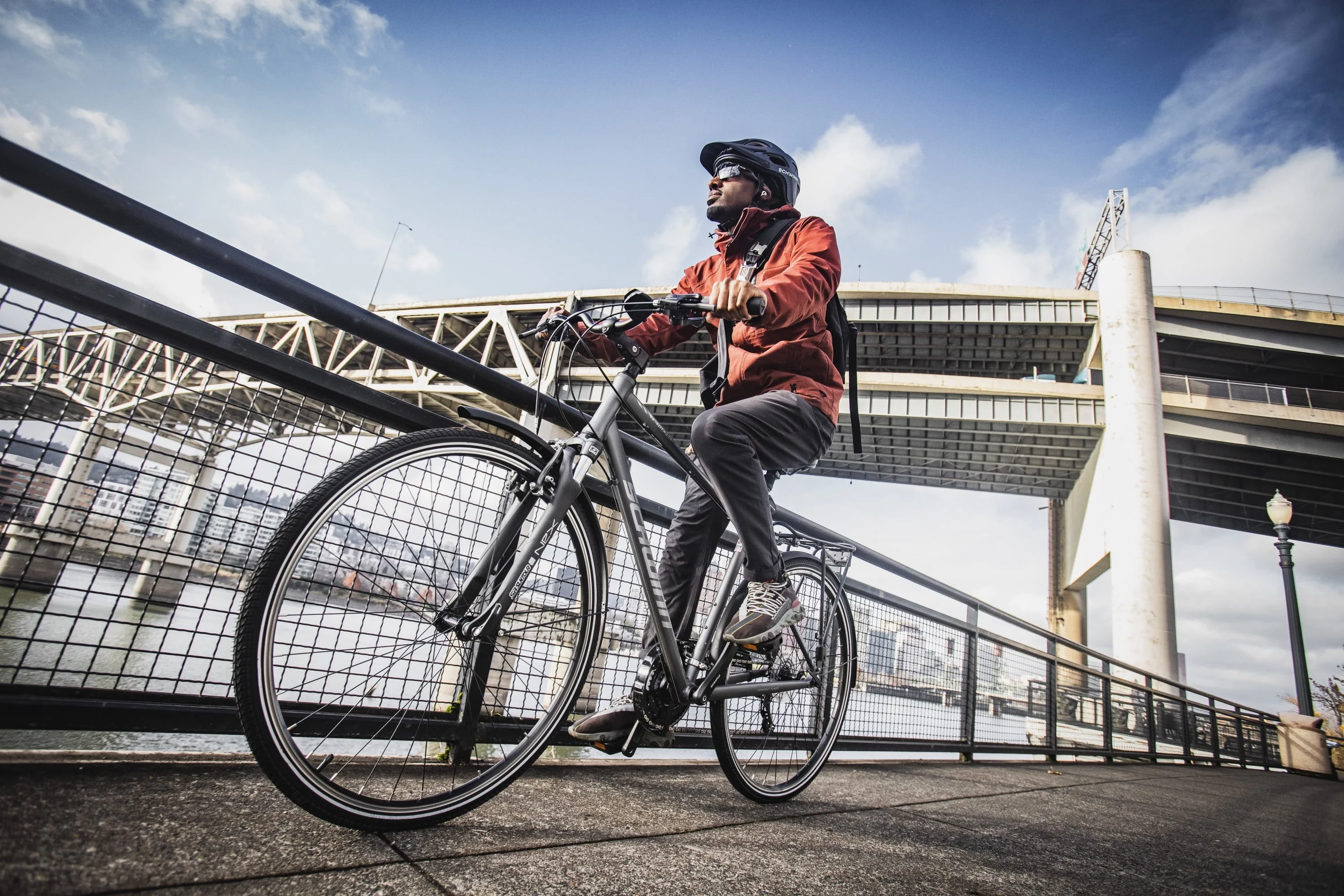 Network 6c Hybrid Bike, 21 Speed, 19.5 inch Frame, 700c Wheels, Gray - Image 8
