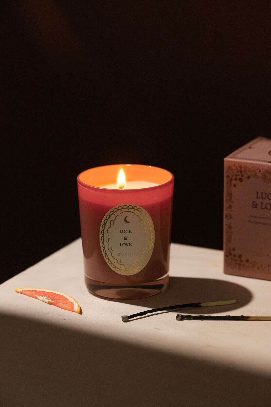 Geurkaars Luck & Love
