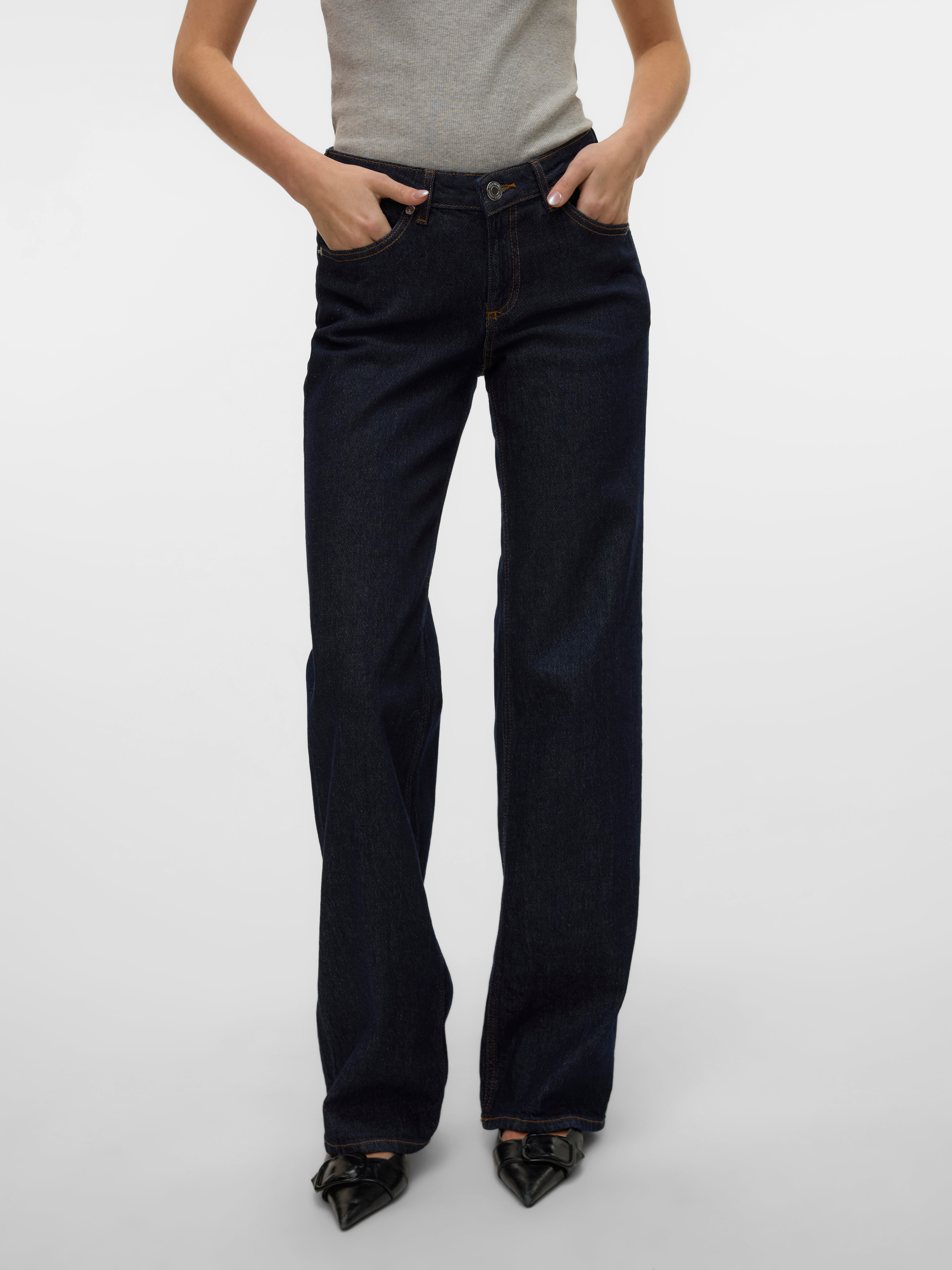 VERO MODA® VMVANESSA Low rise Wide Leg Fit Jeans