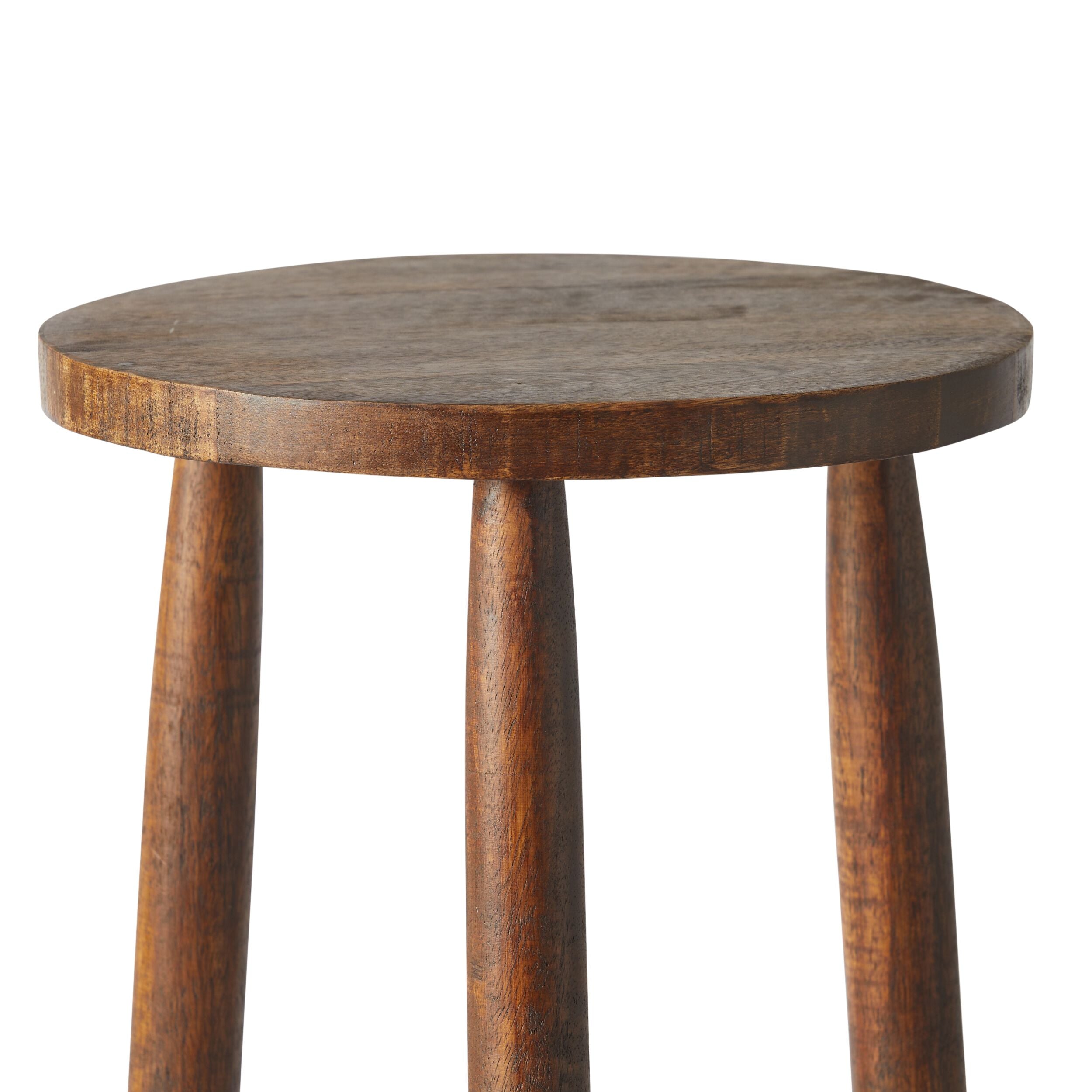 Parvani Stool Dark Walnut 30x30x50 cm
