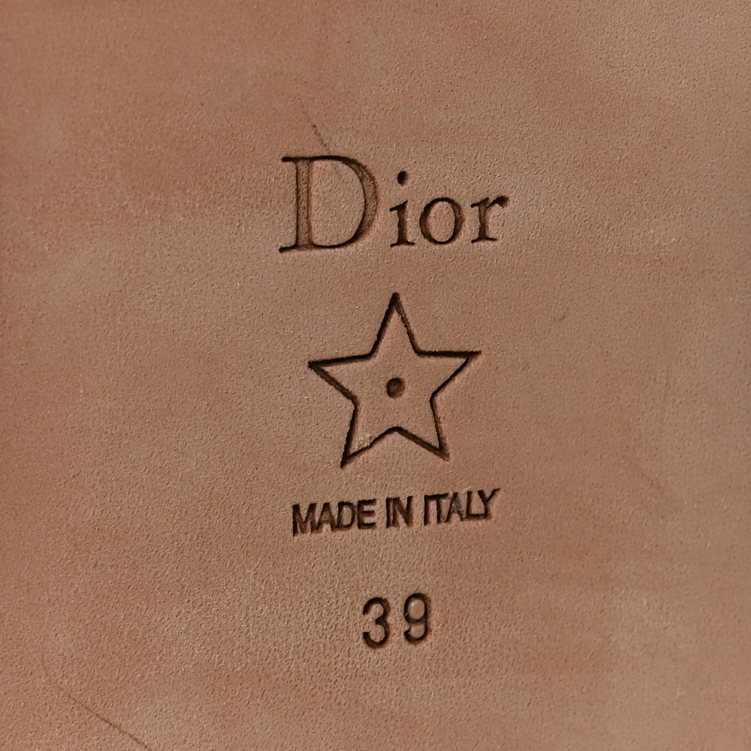 Calfskin C'est Dior Sandals 39 Cuir
