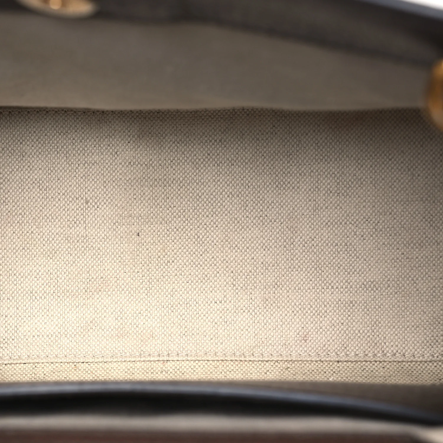 Monogram Jumbo GG Textured Dollar Calfskin Small Diana Tote Bag Camel Ebony New Acero